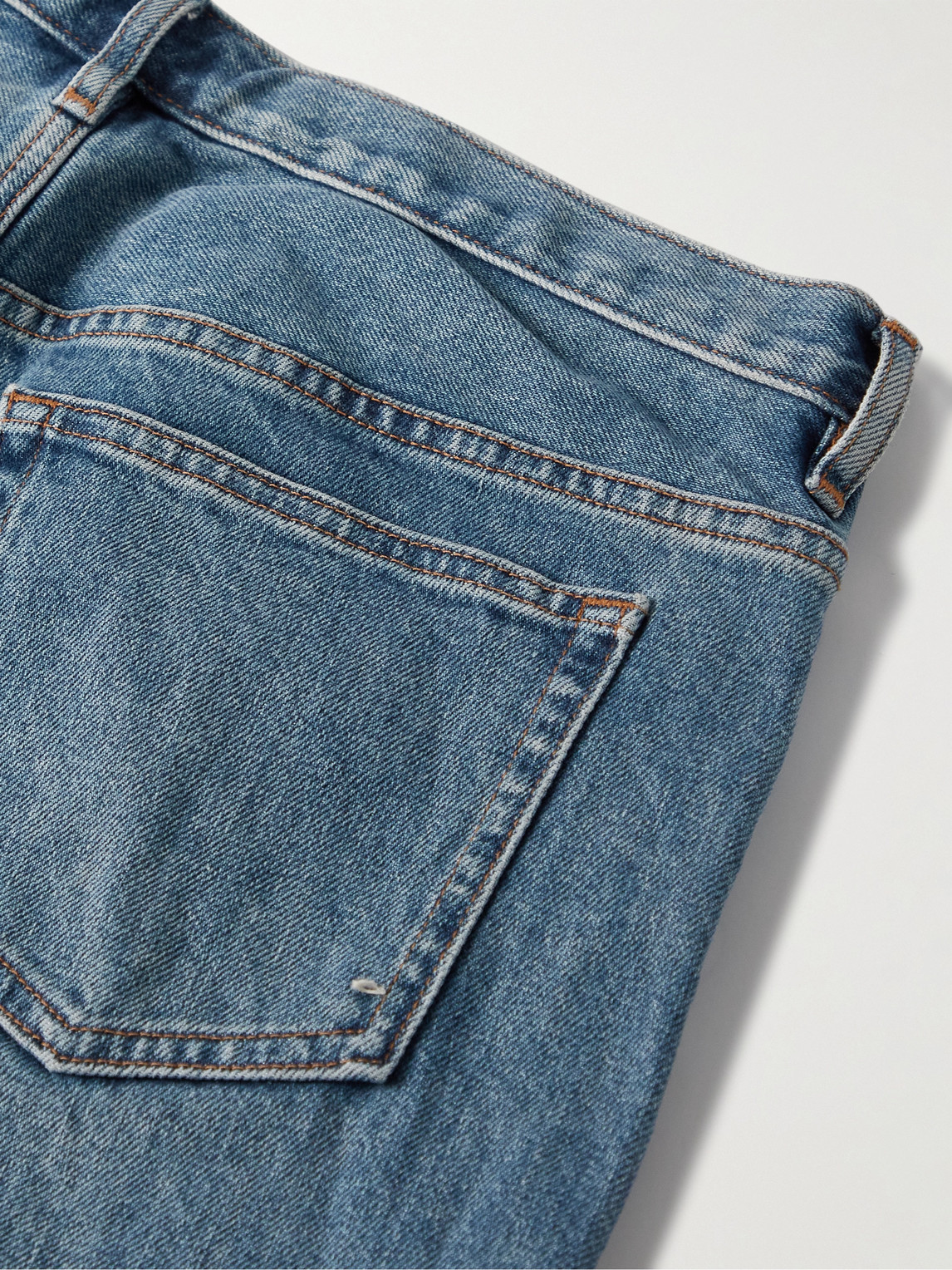 Shop Apc New Standard Straight-leg Dry Selvedge Jeans In Blue