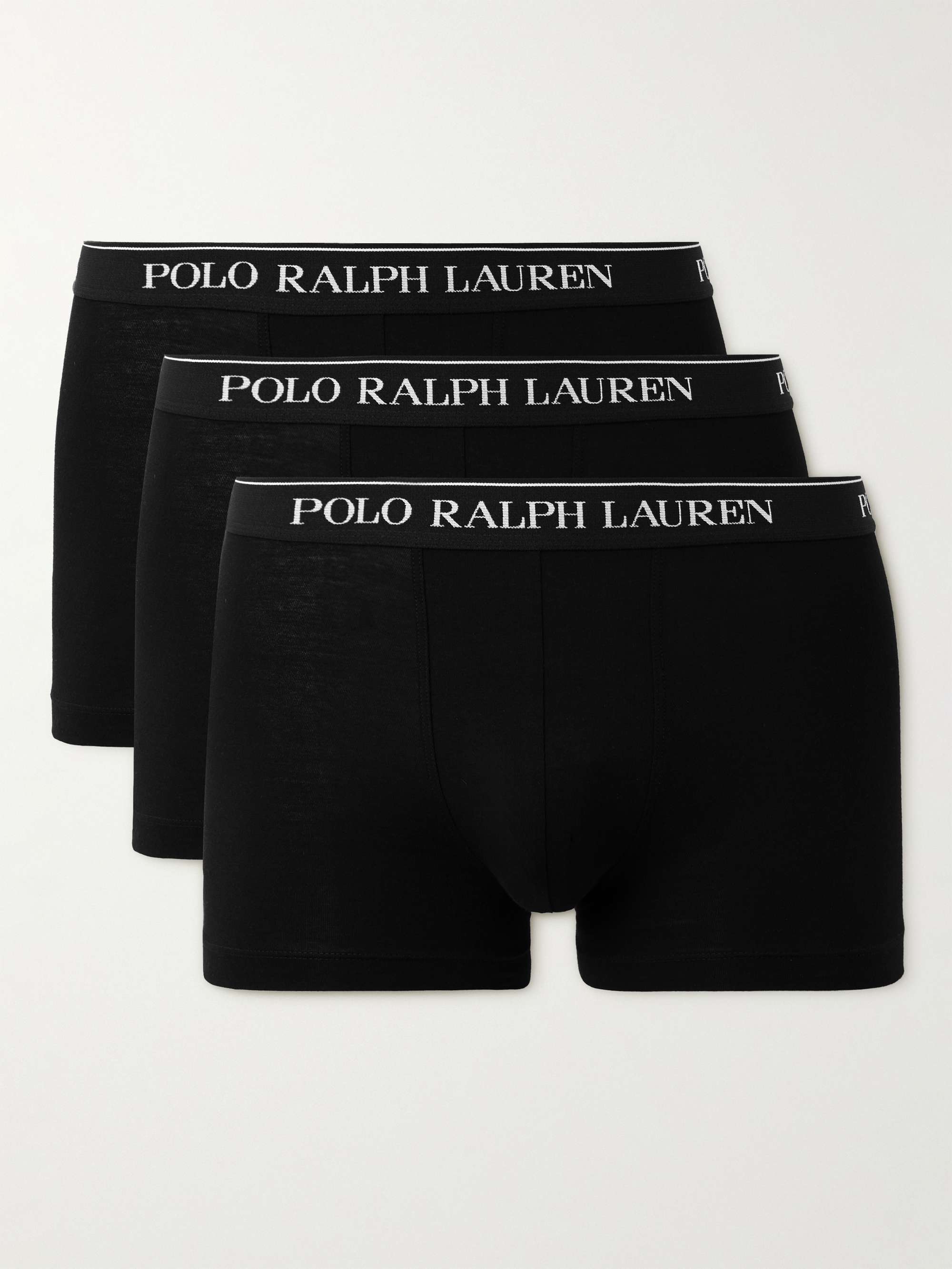 POLO RALPH LAUREN Three-Pack Stretch-Cotton Boxer Briefs for Men | MR PORTER
