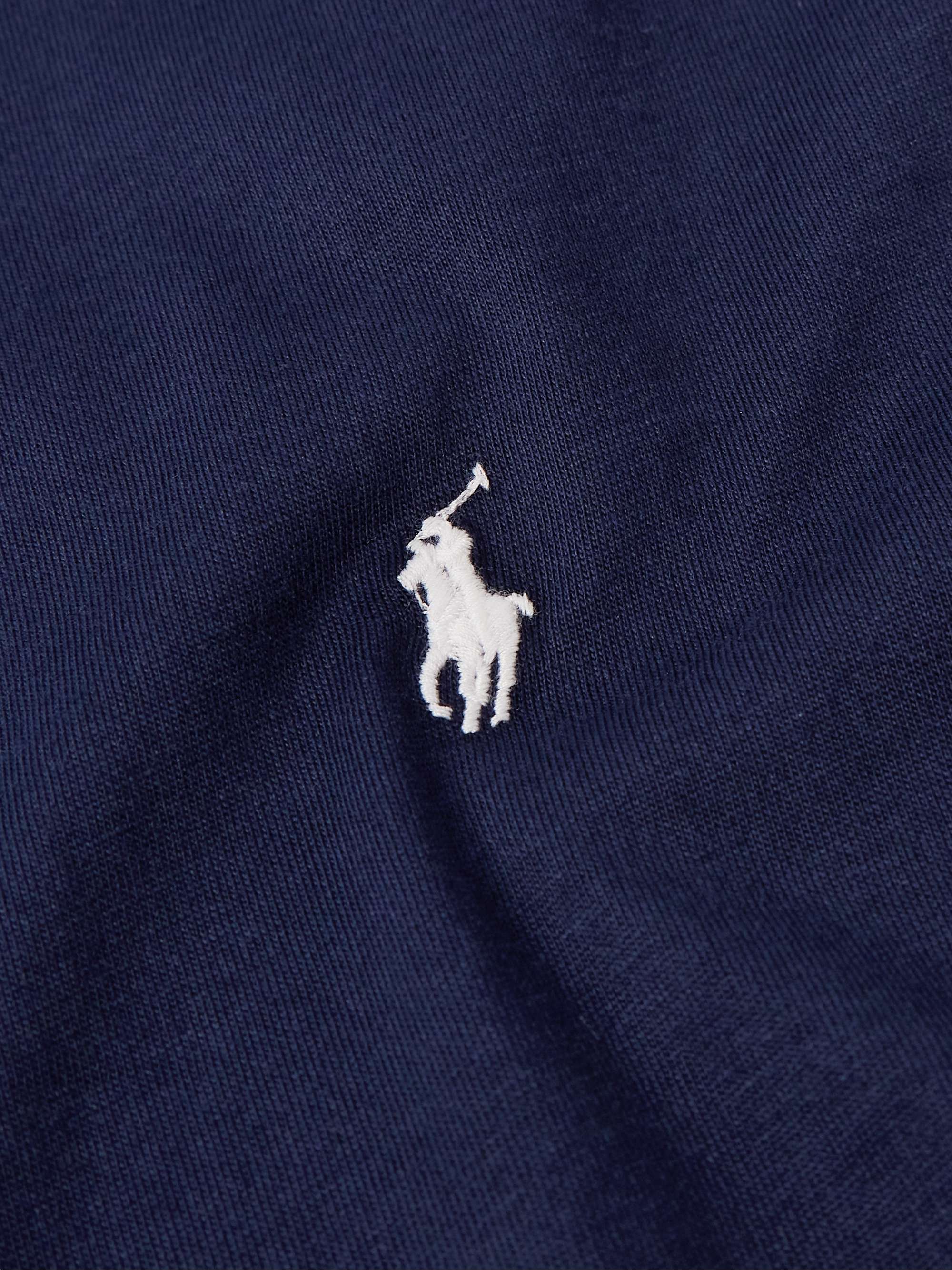 POLO RALPH LAUREN Logo-Embroidered Cotton-Jersey Pyjama Top for Men | MR  PORTER