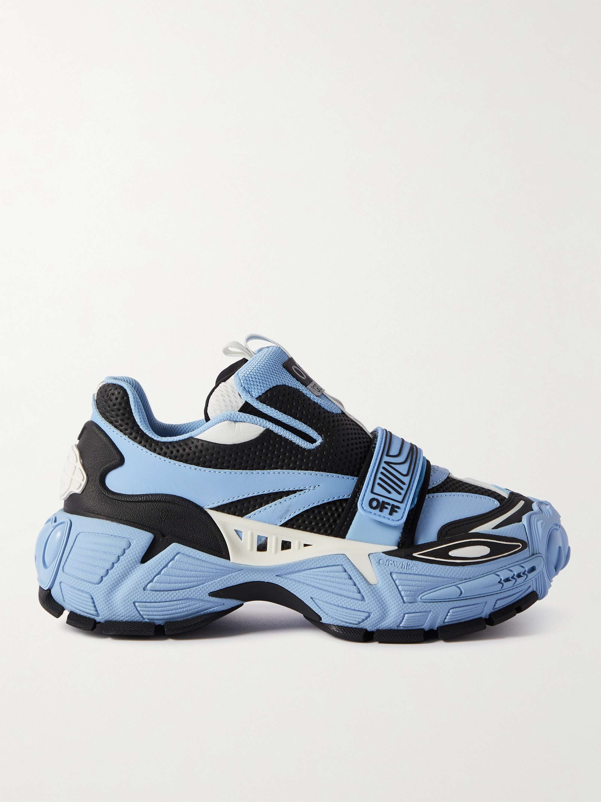 OFF-WHITE Glove Leather and Mesh Sneakers for Men | MR PORTER