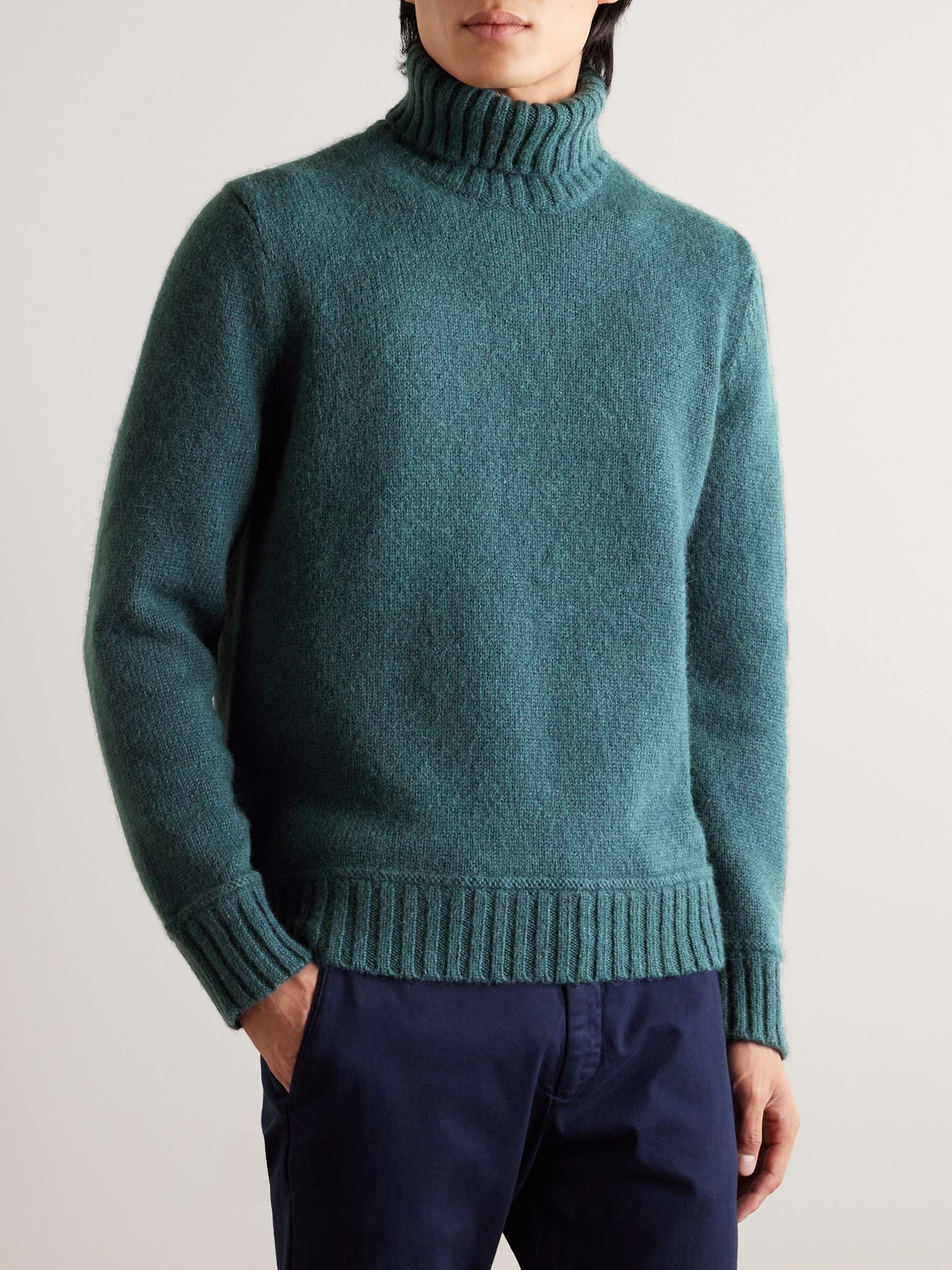 MR P. Alpaca-Blend Rollneck Sweater for Men | MR PORTER