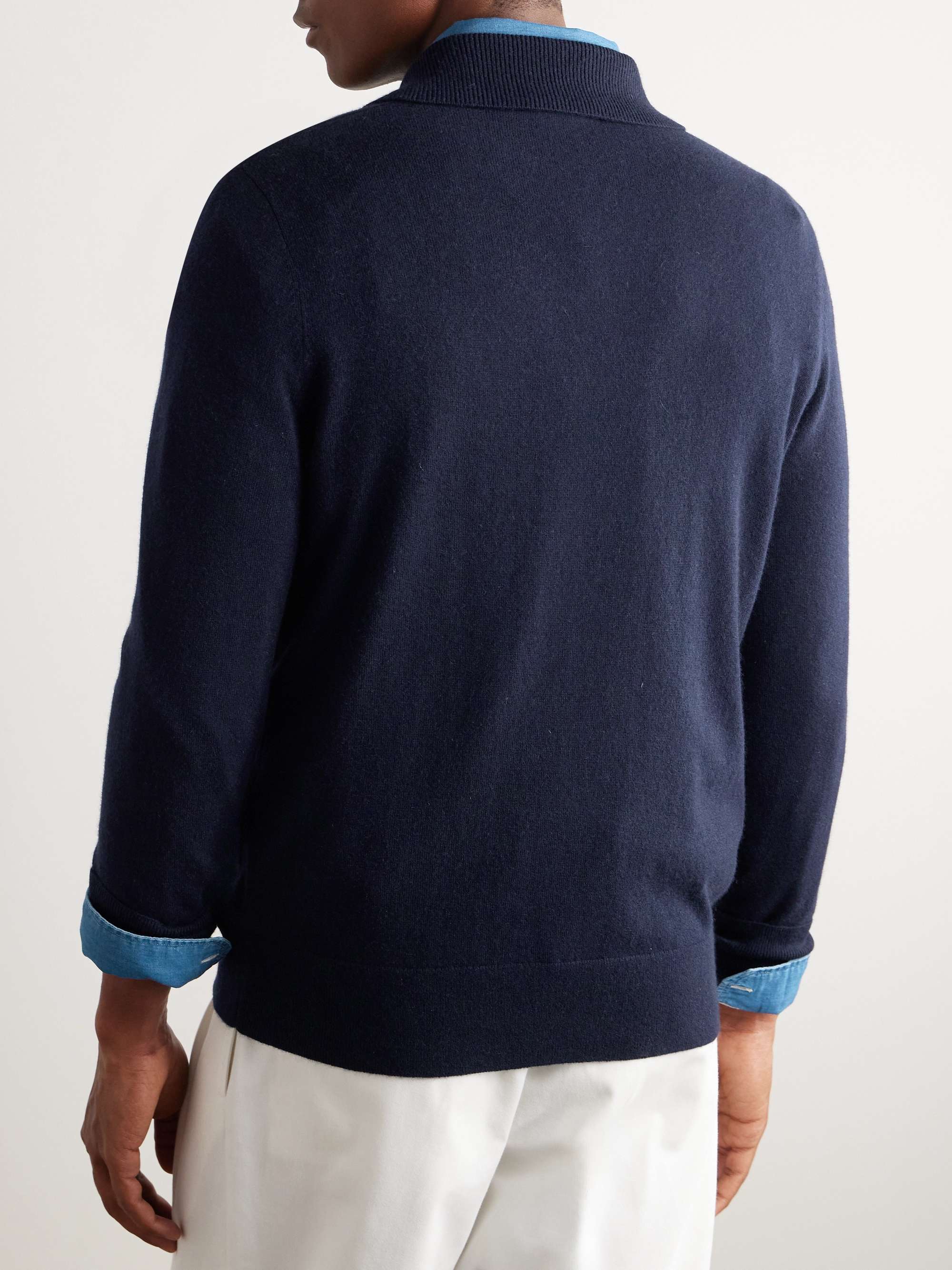 MR P. Cashmere Polo Shirt for Men | MR PORTER