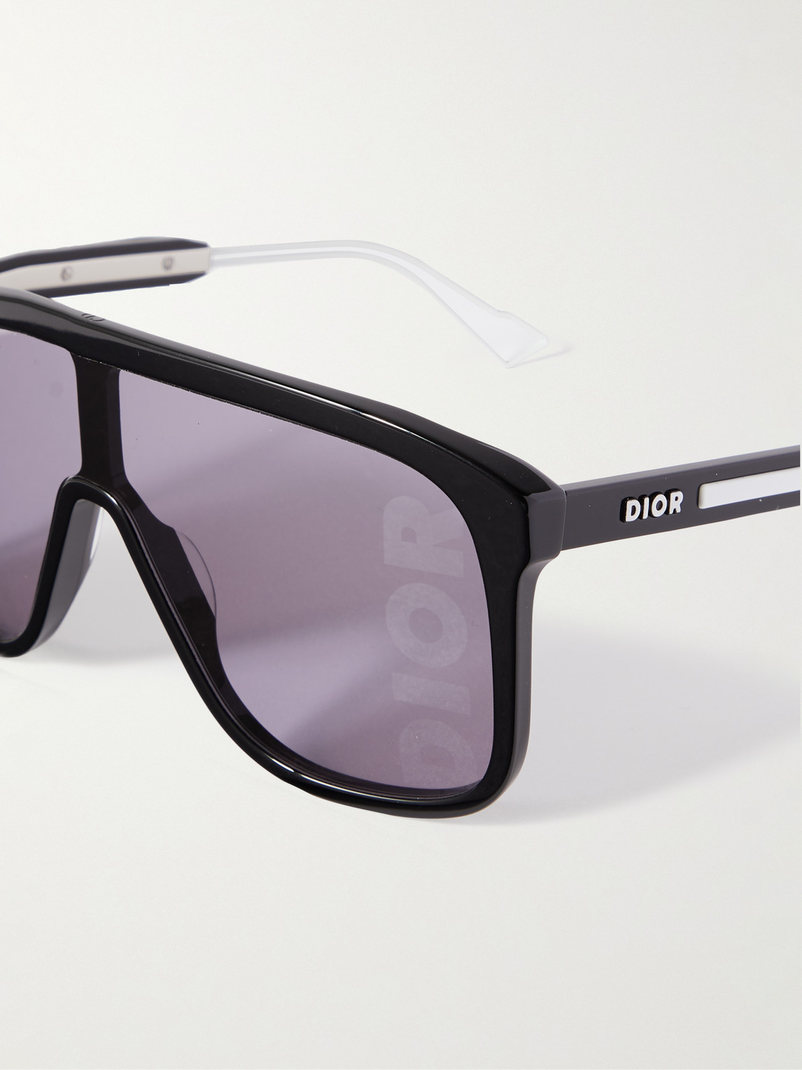 Shop Dior Fast M1i D-frame Acetate Sunglasses In Black