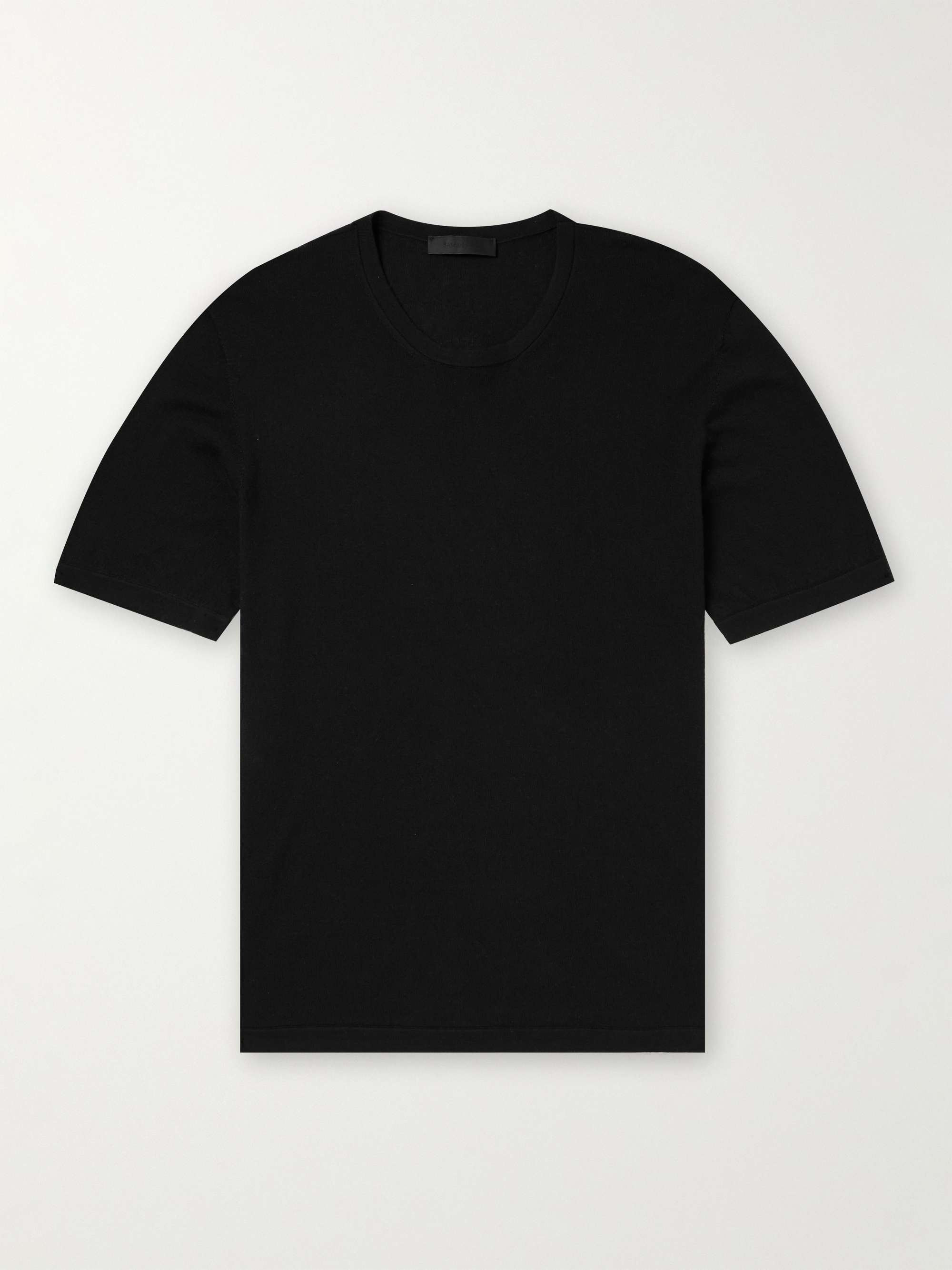SAMAN AMEL Cotton and Cashmere-Blend T-Shirt for Men | MR PORTER