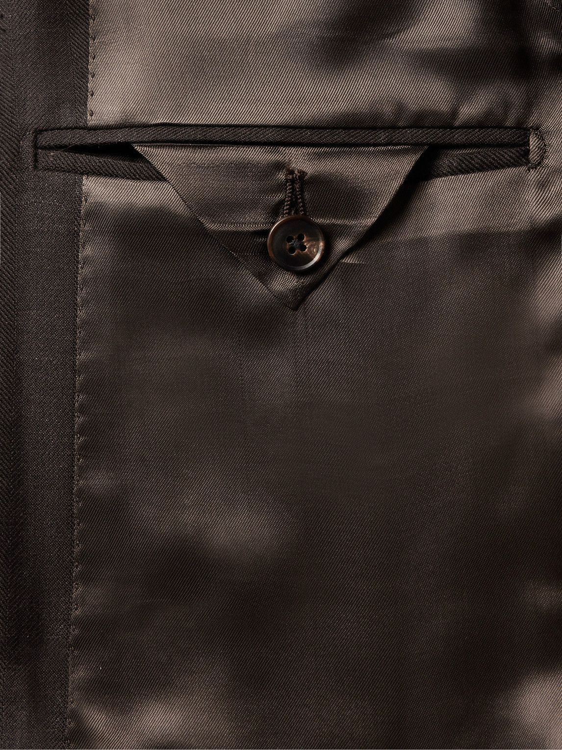 Shop Saman Amel Slim-fit Herringbone Wool, Silk And Linen-blend Twill Suit Jacket In Brown