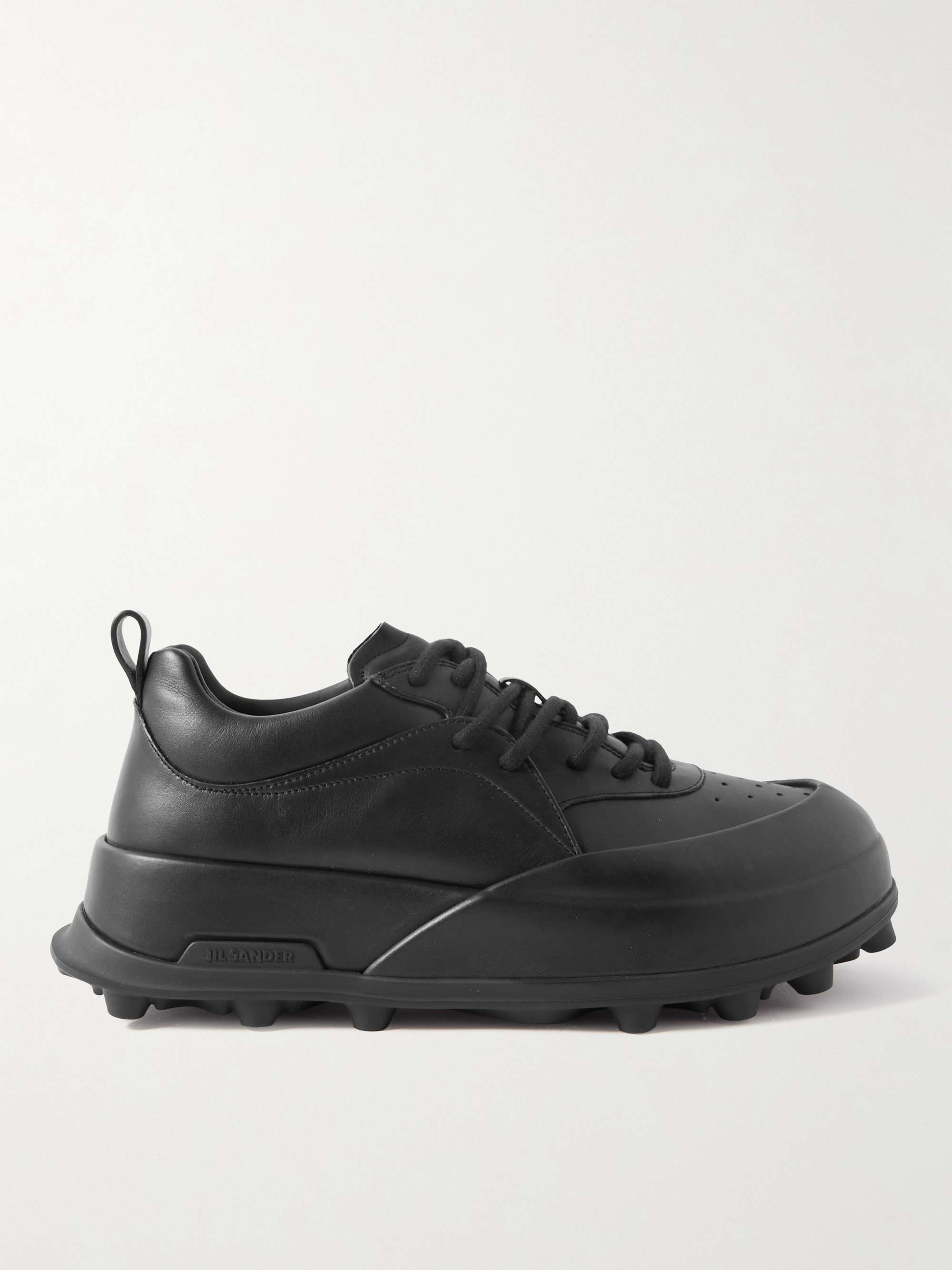 JIL SANDER Orb Leather Sneakers for Men | MR PORTER