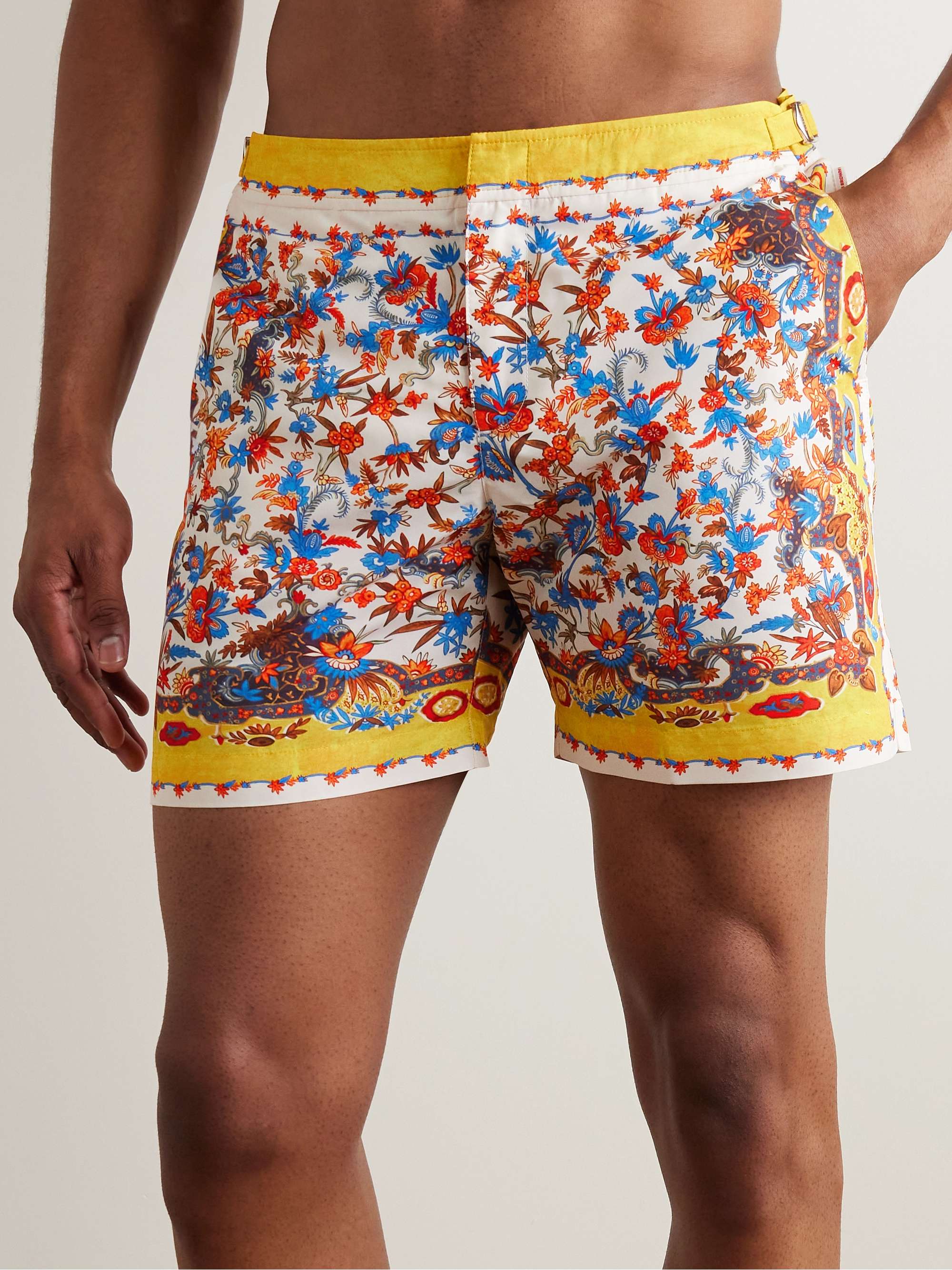ORLEBAR BROWN Bulldog Mid-Lengh Printed Recycled-Shell Swim Shorts for Men  | MR PORTER