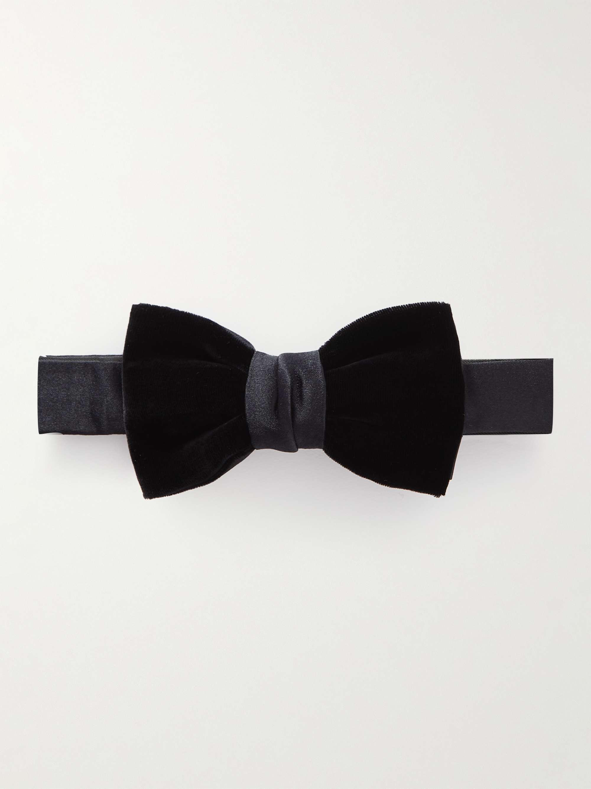 LANVIN Pre-Tied Velvet and Silk Bow Tie for Men | MR PORTER