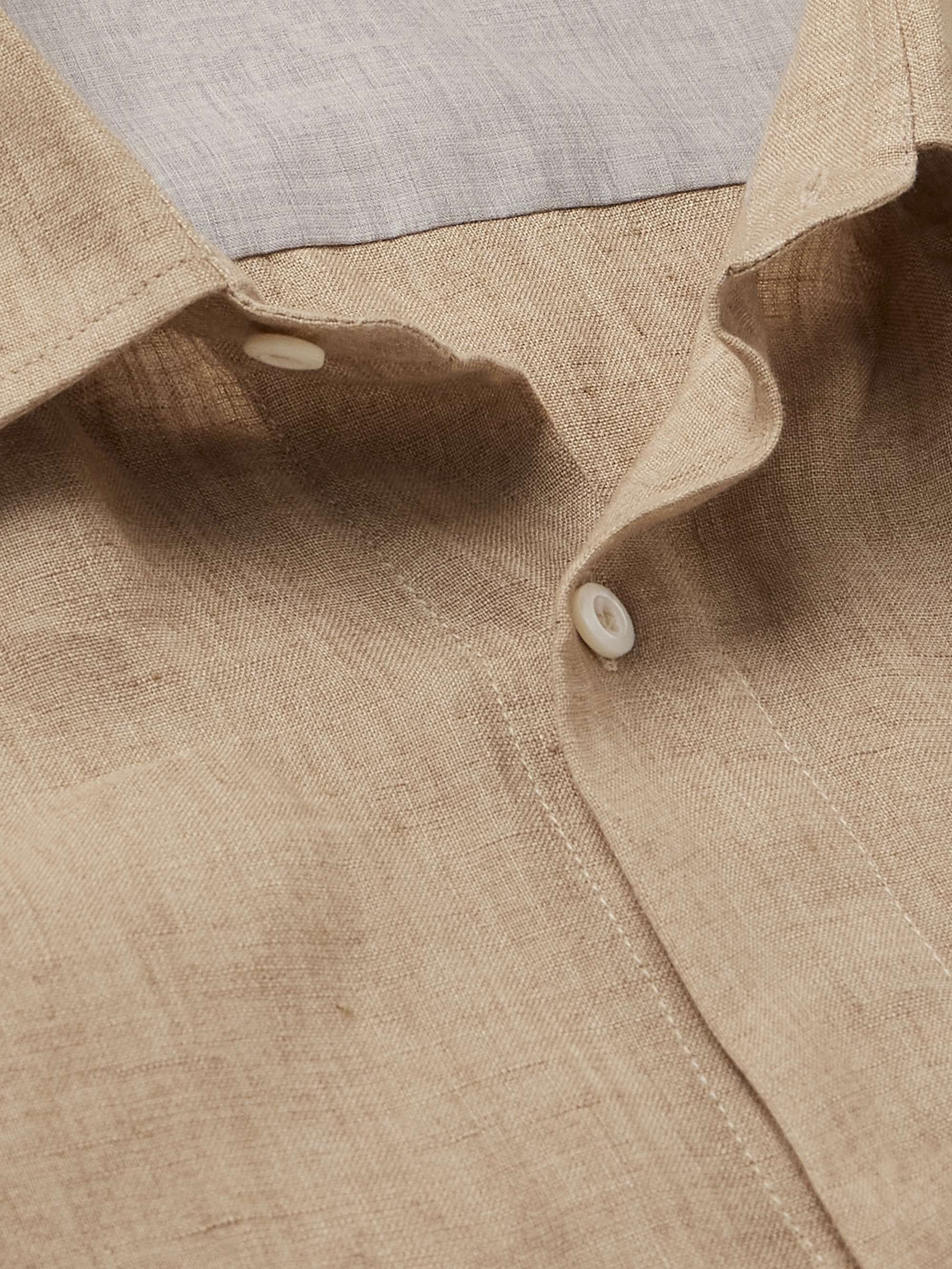 BRUNELLO CUCINELLI Linen Shirt for Men | MR PORTER