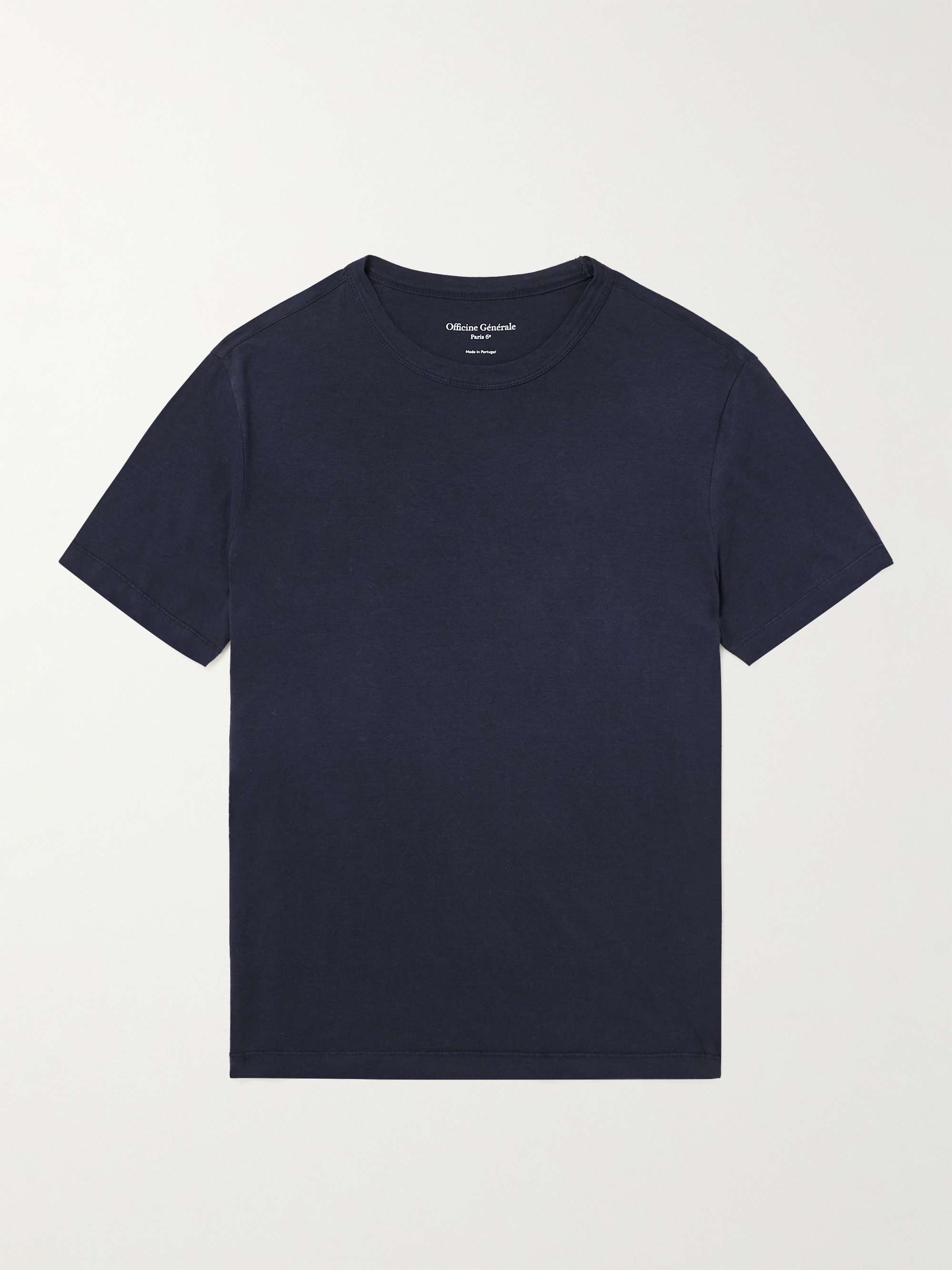 OFFICINE GÉNÉRALE Lyocell and Cotton-Blend T-Shirt for Men | MR PORTER