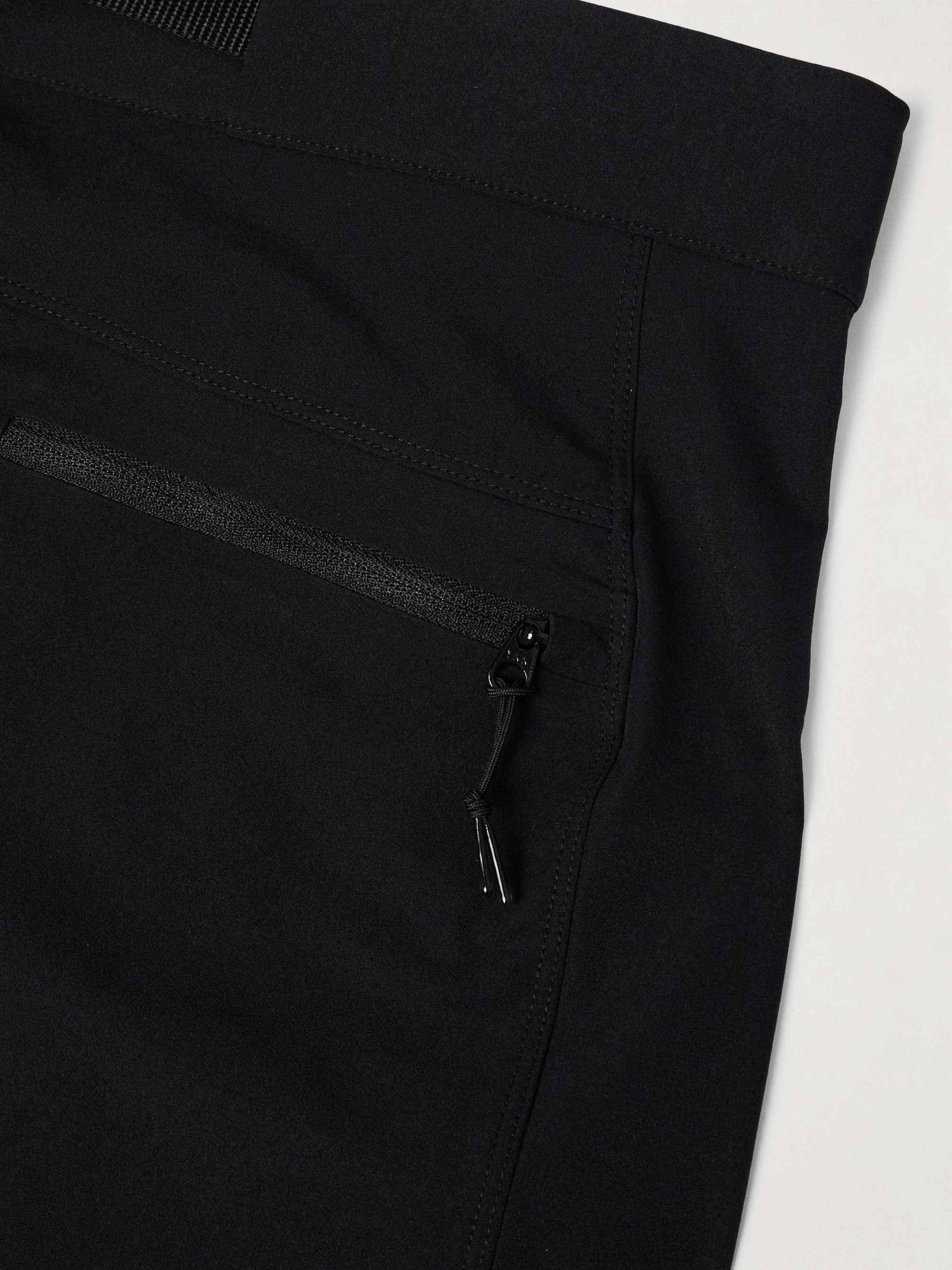 STONE ISLAND Ghost Straight-Leg Cropped Cotton and Wool-Blend Trousers ...