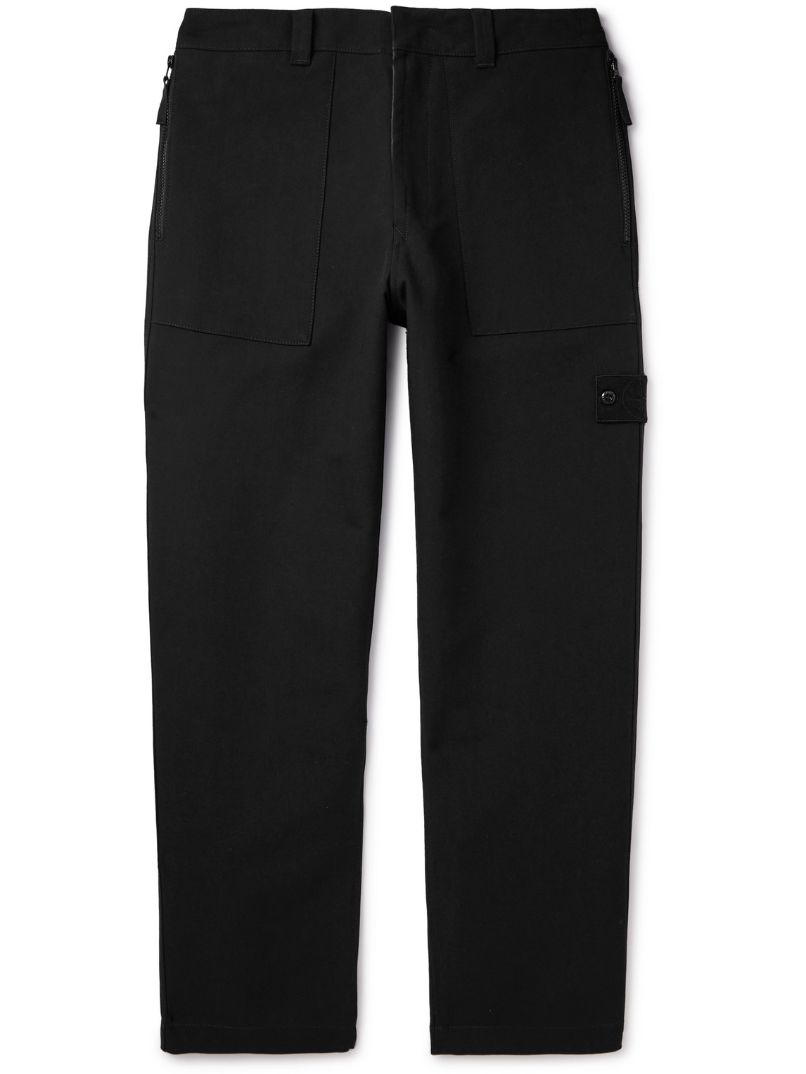 Ghost Straight-Leg Cropped Cotton and Wool-Blend Trousers