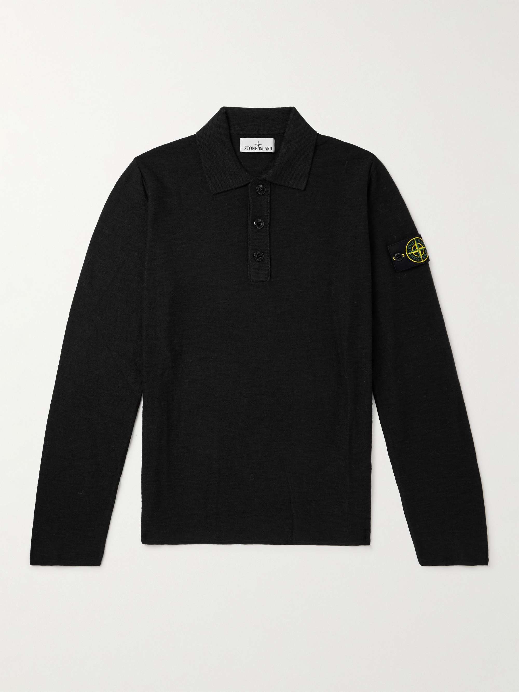 Beenmerg plastic buurman STONE ISLAND Logo-Appliquéd Jersey Polo Shirt for Men | MR PORTER