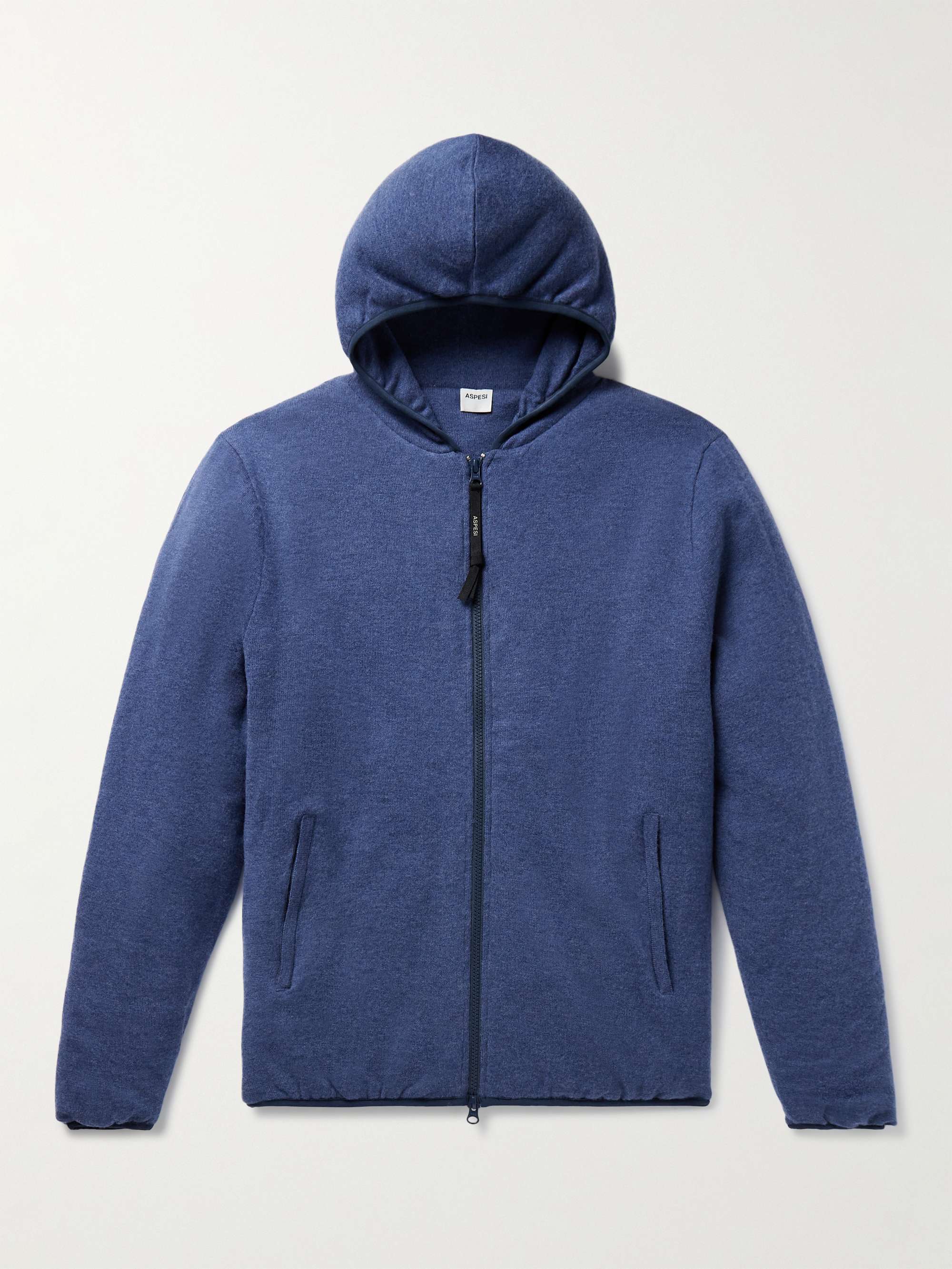 ASPESI Padded Wool-Jersey Hooded Jacket for Men | MR PORTER