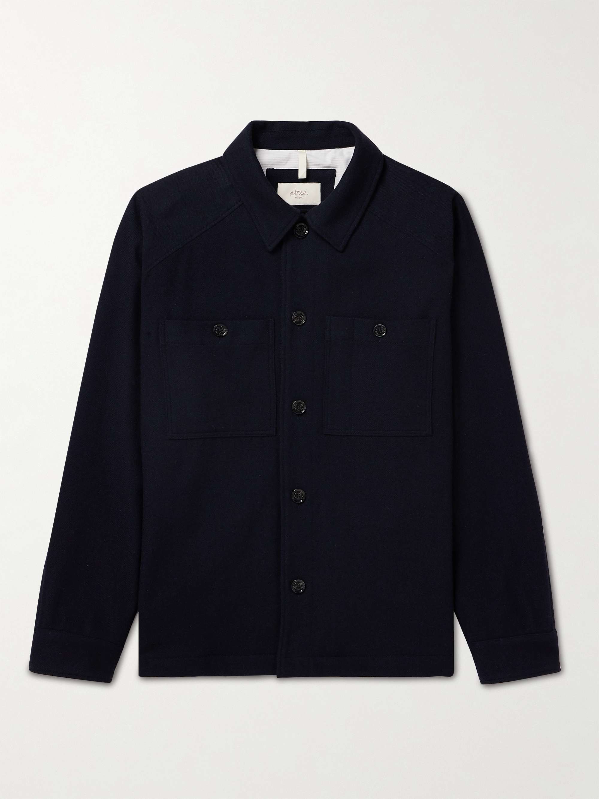 ALTEA Cashmere-Twill Shirt Jacket for Men | MR PORTER