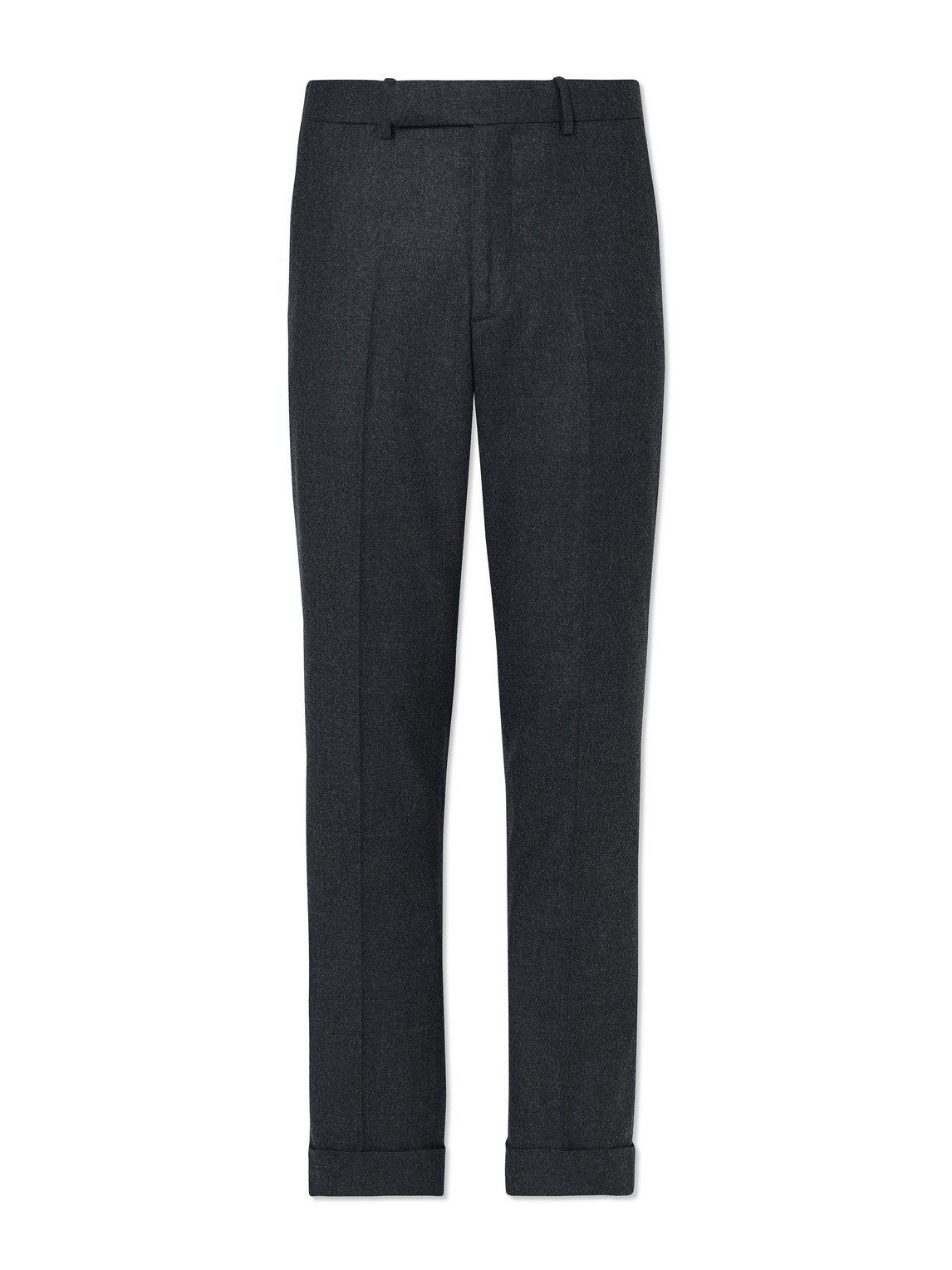 POLO RALPH LAUREN CHESTER TAPERED WOOL-BLEND FLANNEL SUIT TROUSERS