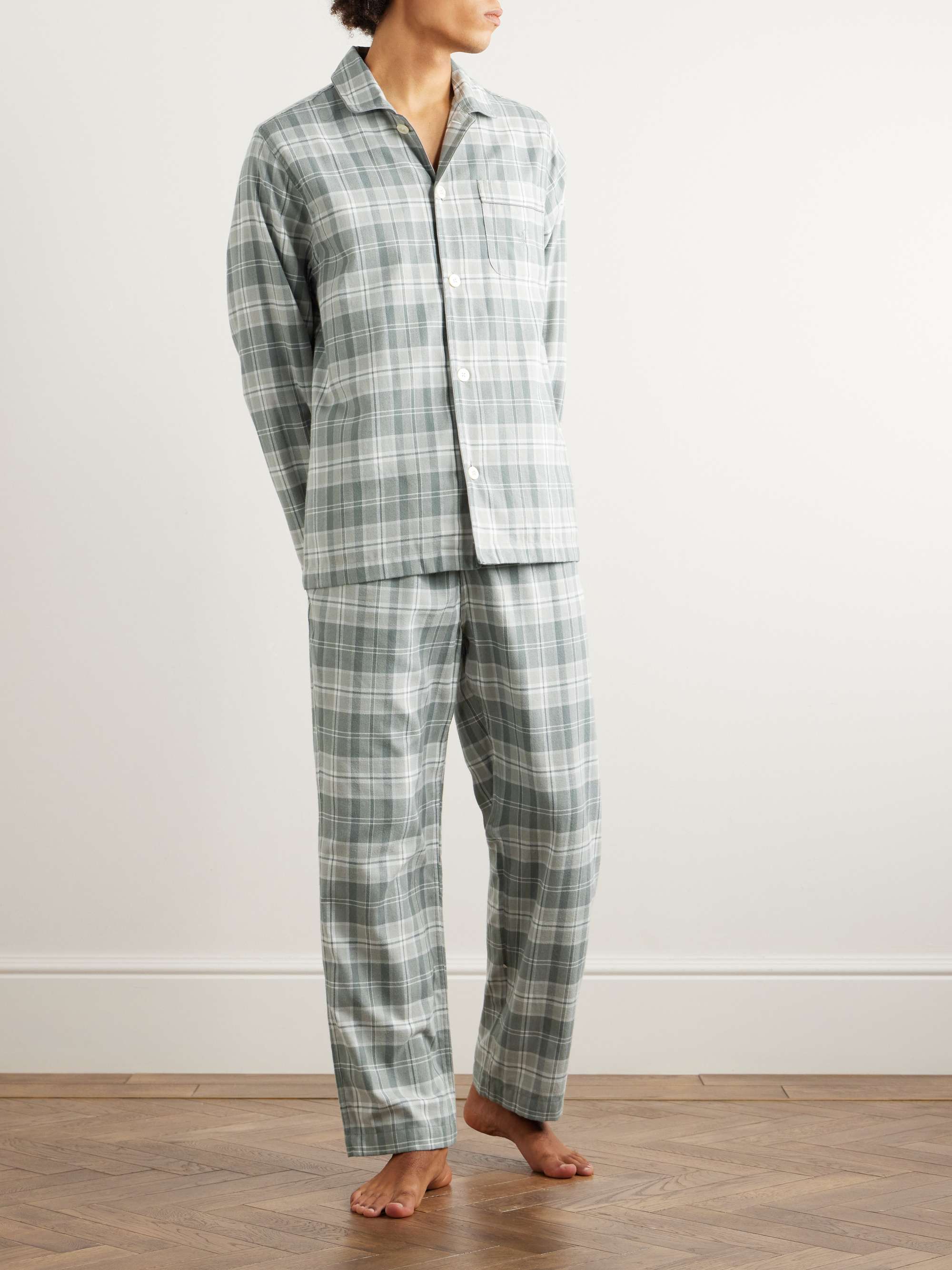 POLO RALPH LAUREN Checked Cotton-Flannel Pyjama Set for Men | MR PORTER