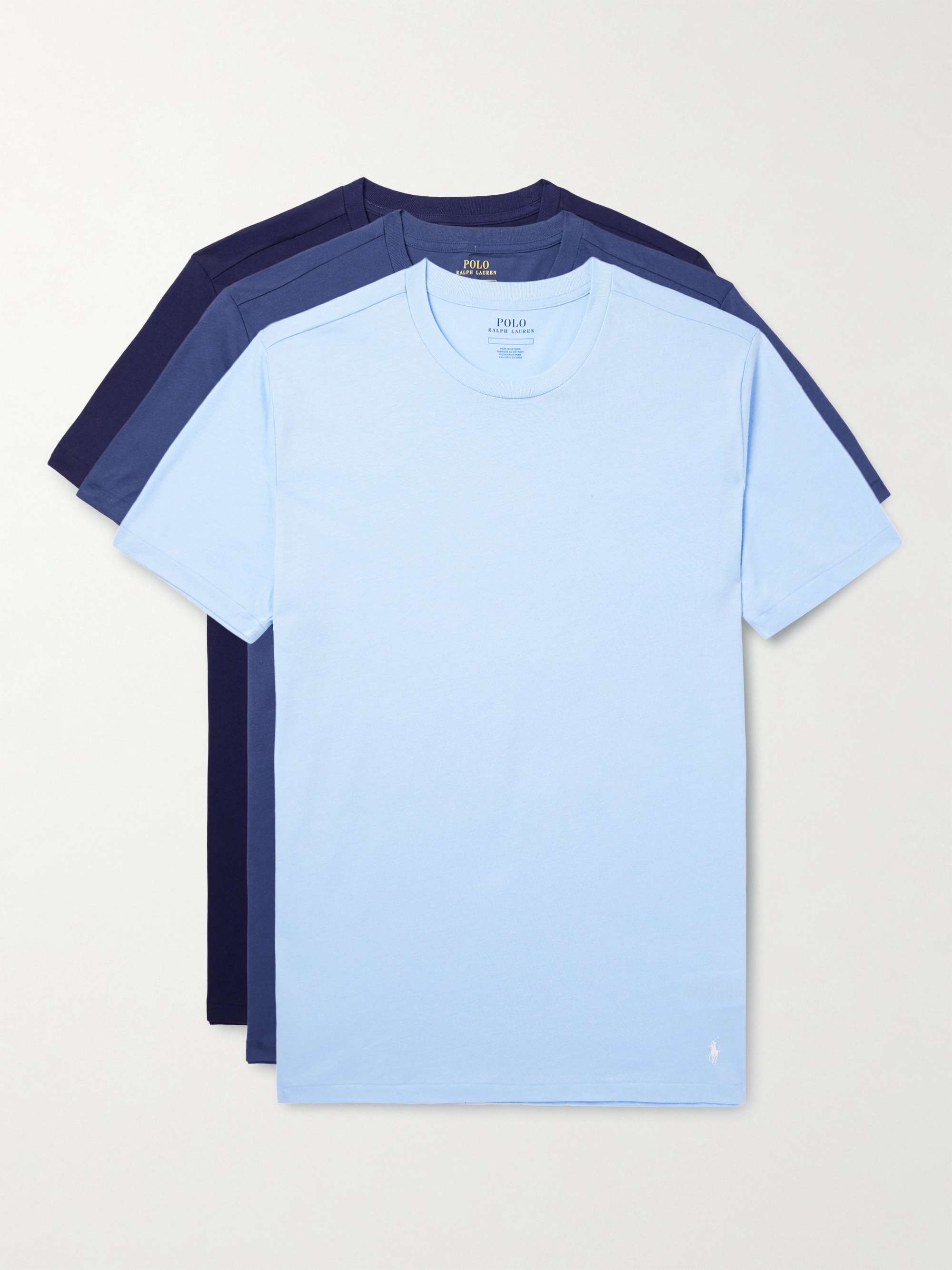 POLO RALPH LAUREN Set of Three Cotton-Jersey T-Shirts for Men | MR PORTER