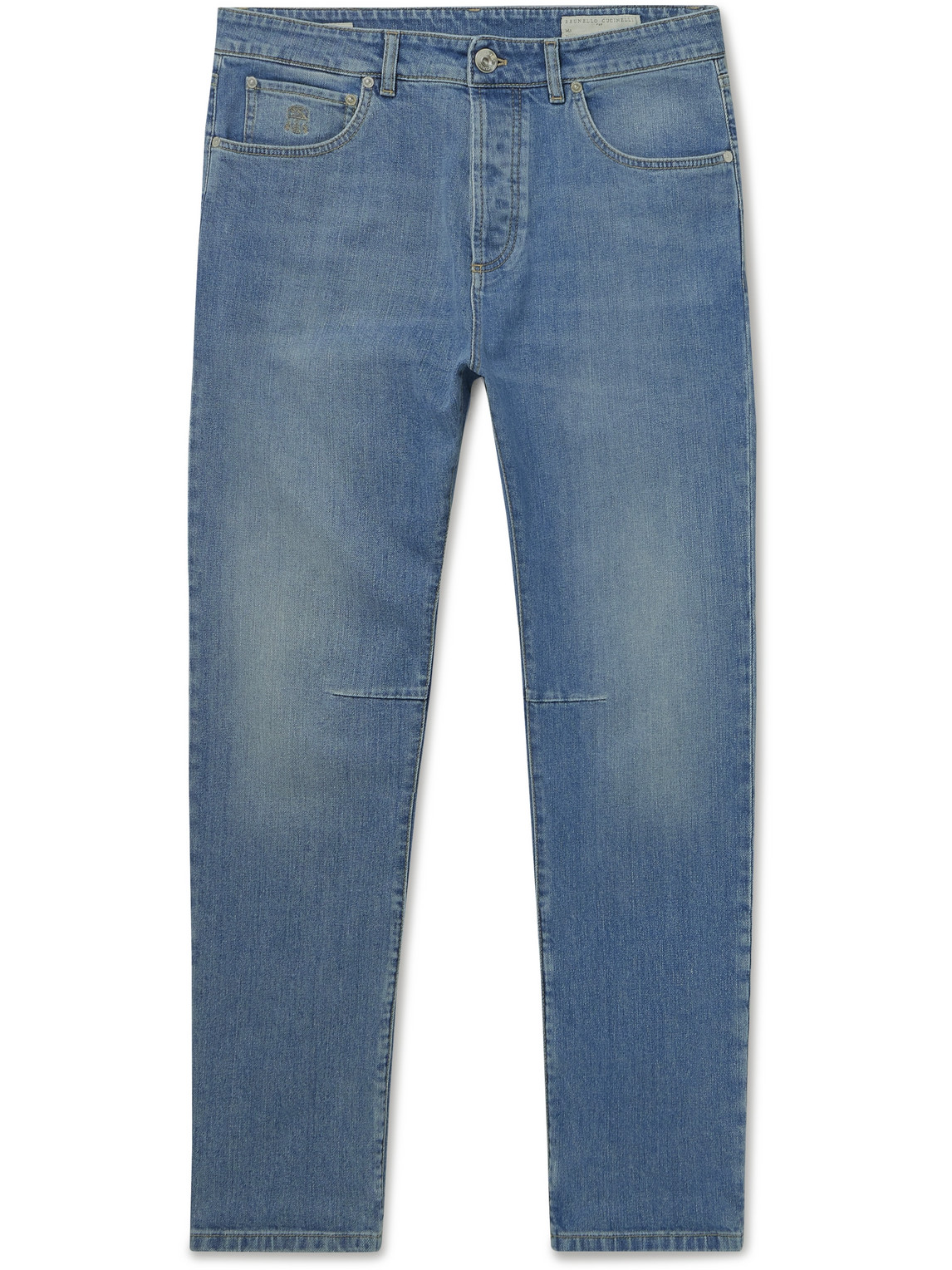 Brunello Cucinelli Straight-leg Jeans In Blue