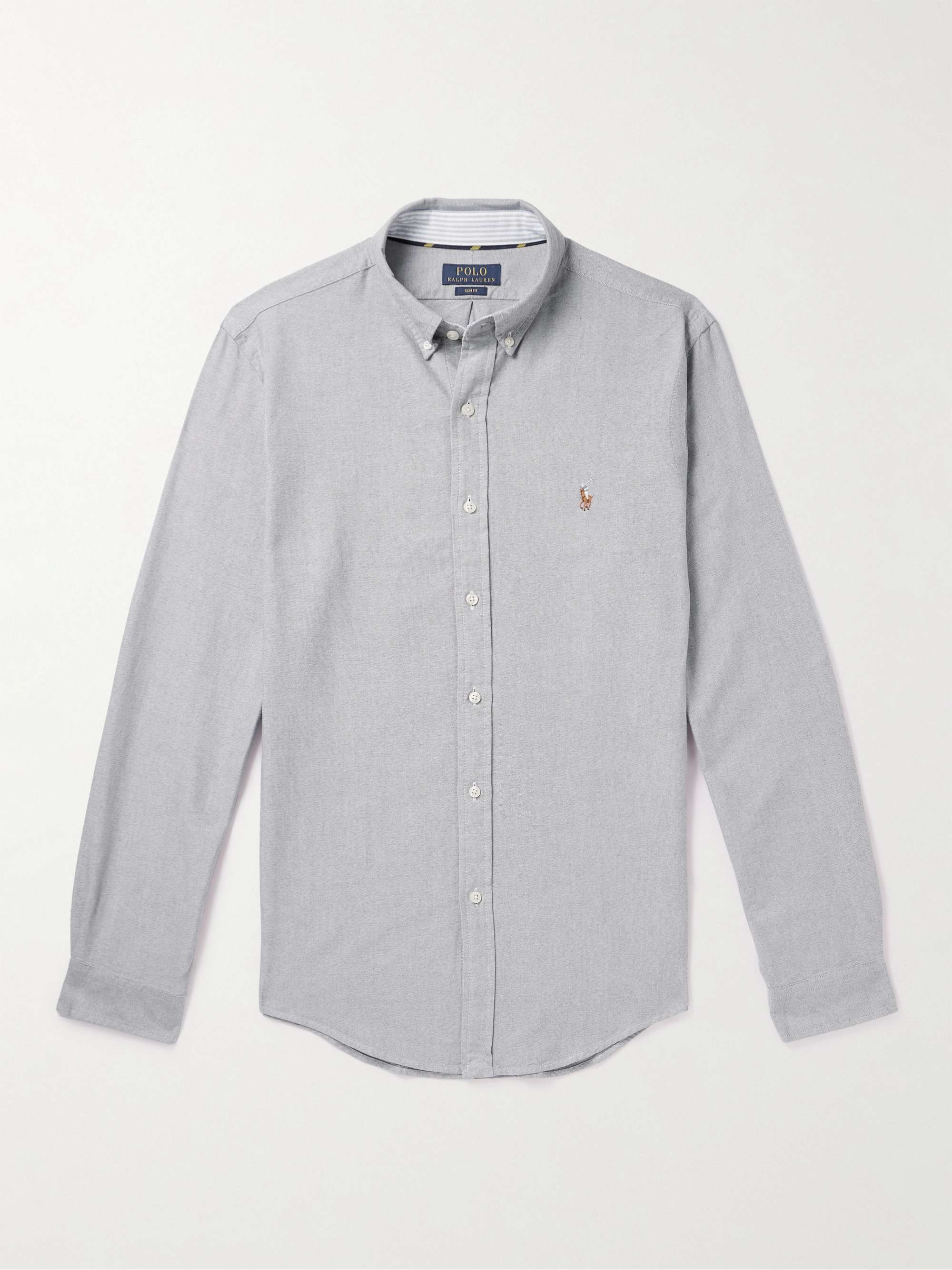POLO RALPH LAUREN Slim-Fit Button-Down Collar Cotton Oxford Shirt for Men |  MR PORTER