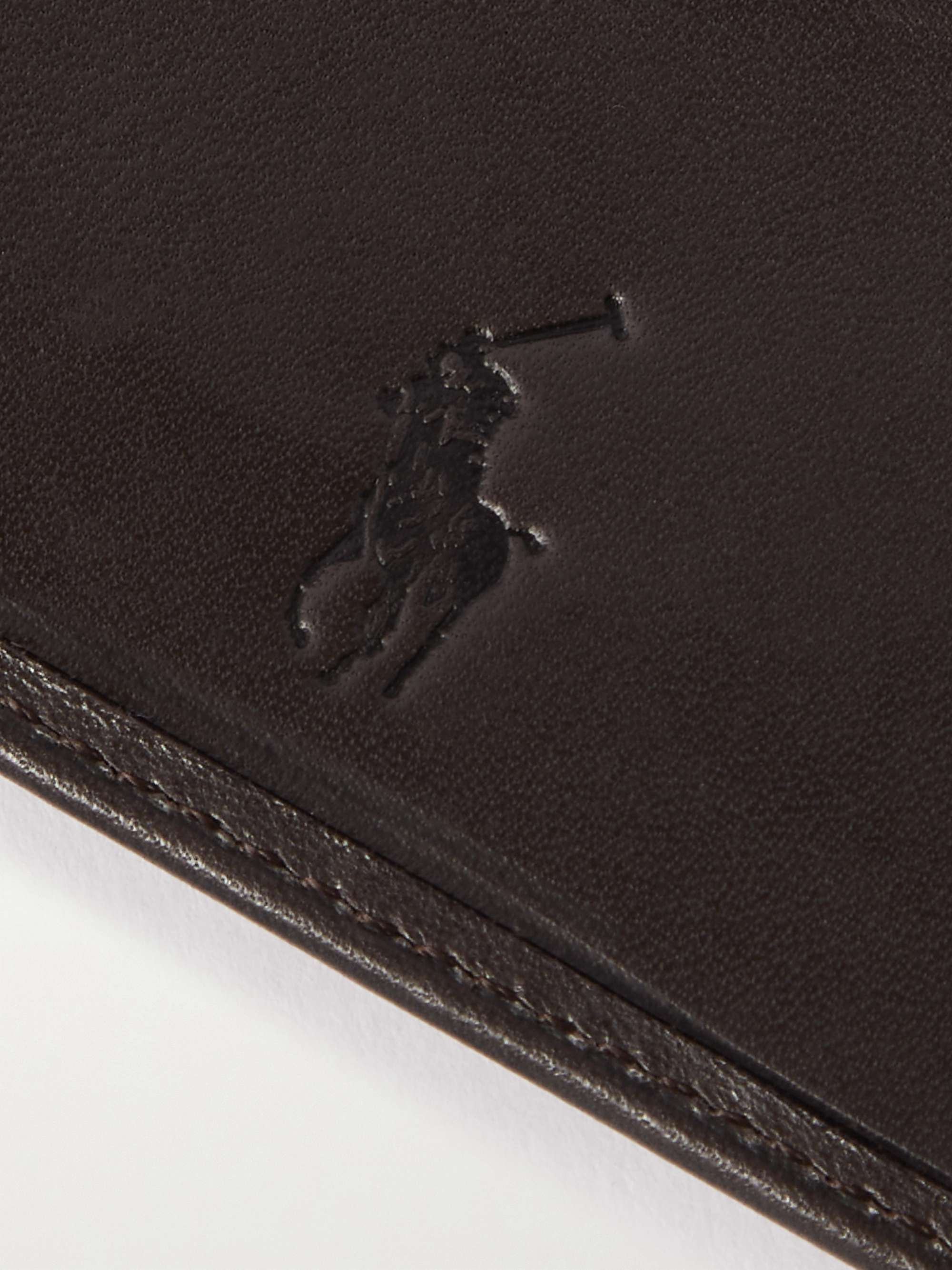Aufklappbares Portemonnaie aus Leder mit Logoprint | MR PORTER