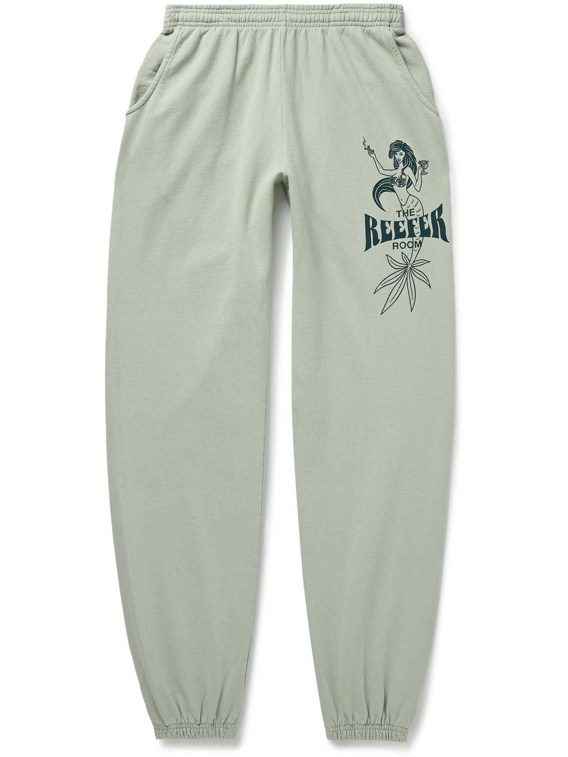 Reefer Room Tapered Printed Cotton-Jersey Sweatpants