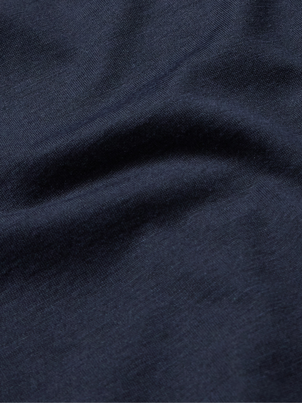 Shop Brunello Cucinelli Cutaway-collar Silk And Cotton-blend Shirt In Blue