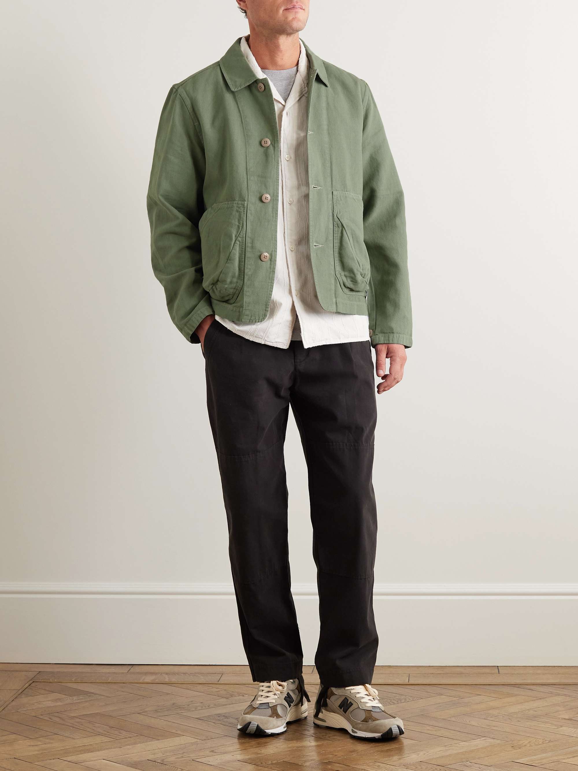 FOLK Prism Cotton and Linen-Blend Jacket for Men | MR PORTER
