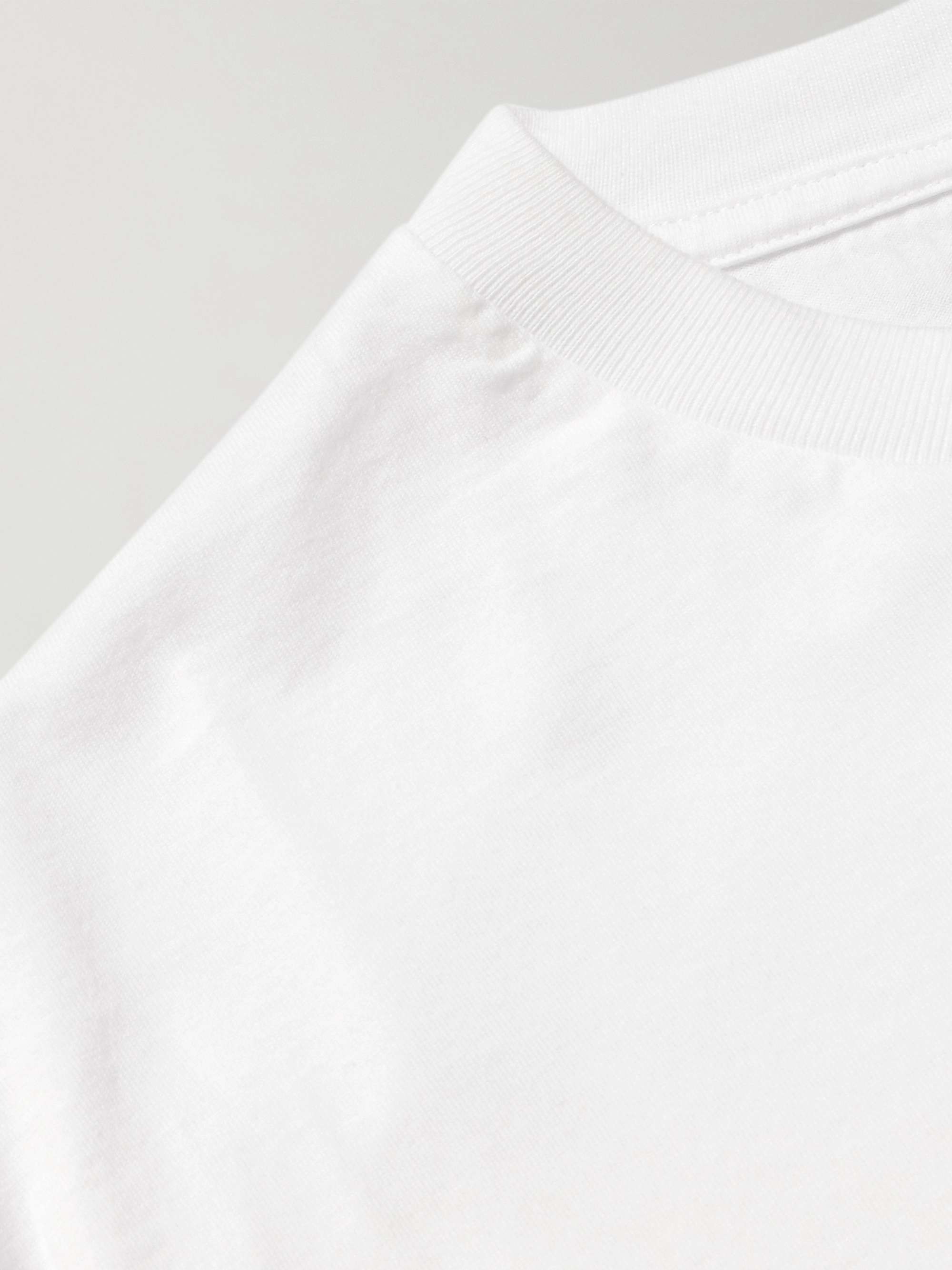 PALM ANGELS Logo-Embroidered Cotton-Jersey T-Shirt for Men | MR PORTER