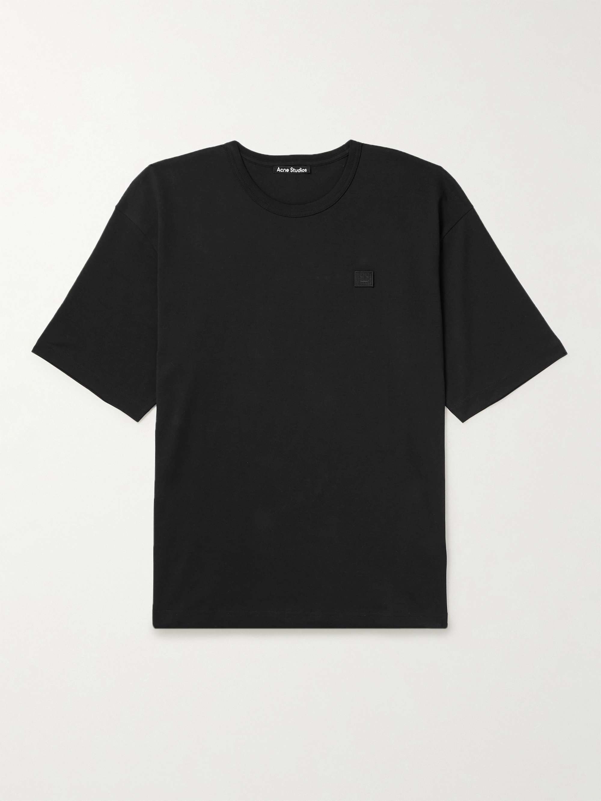 ACNE STUDIOS Exford Logo-Appliquéd Cotton-Jersey T-Shirt for Men | MR ...
