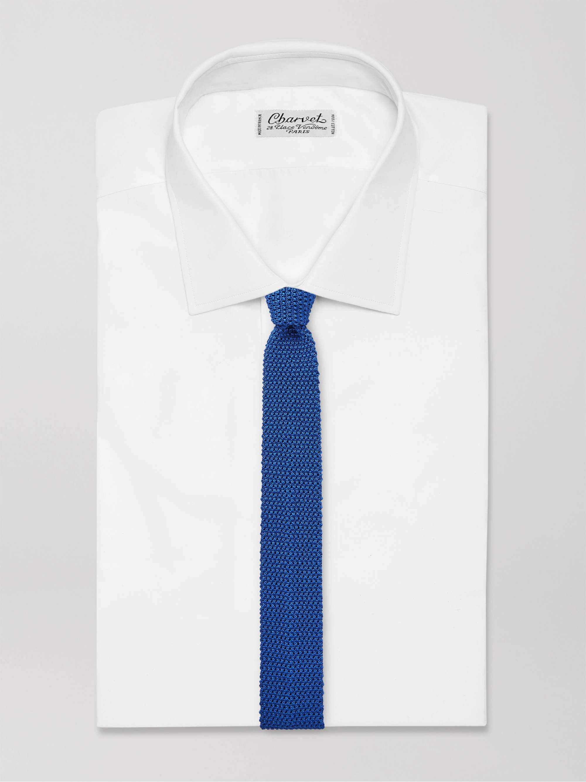 CHARVET Cravatta in maglia di seta, 5 cm