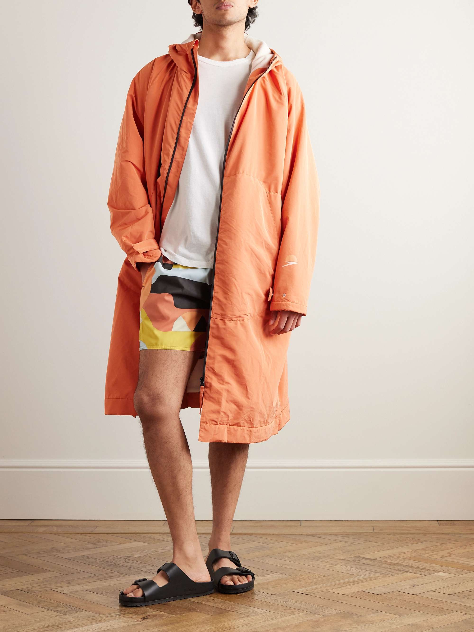 FOLK + Speedo Fleece-Lined Shell Hooded Parka for Men | MR PORTER