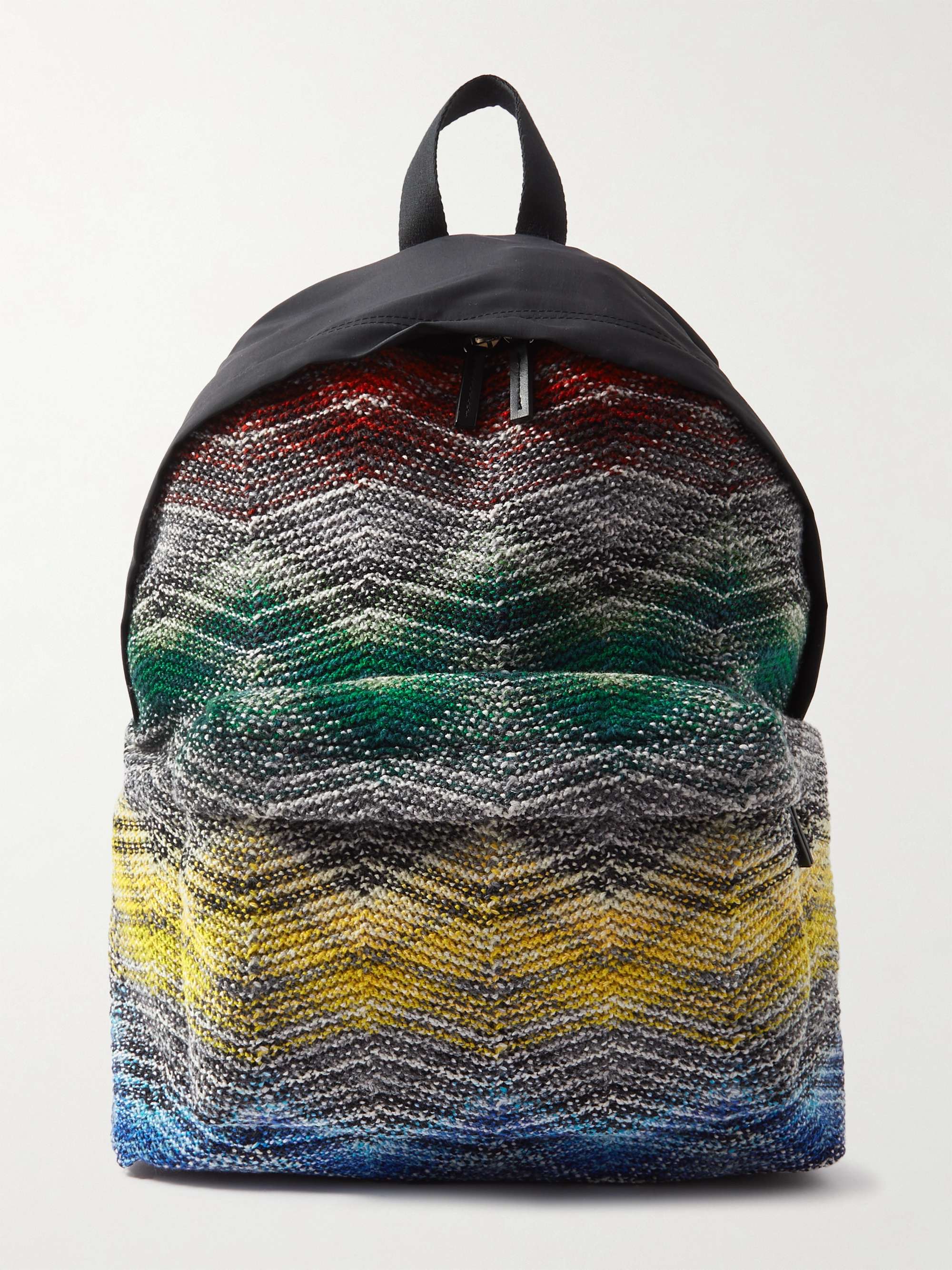 MISSONI Crochet-Knit Nylon Backpack for Men | MR PORTER