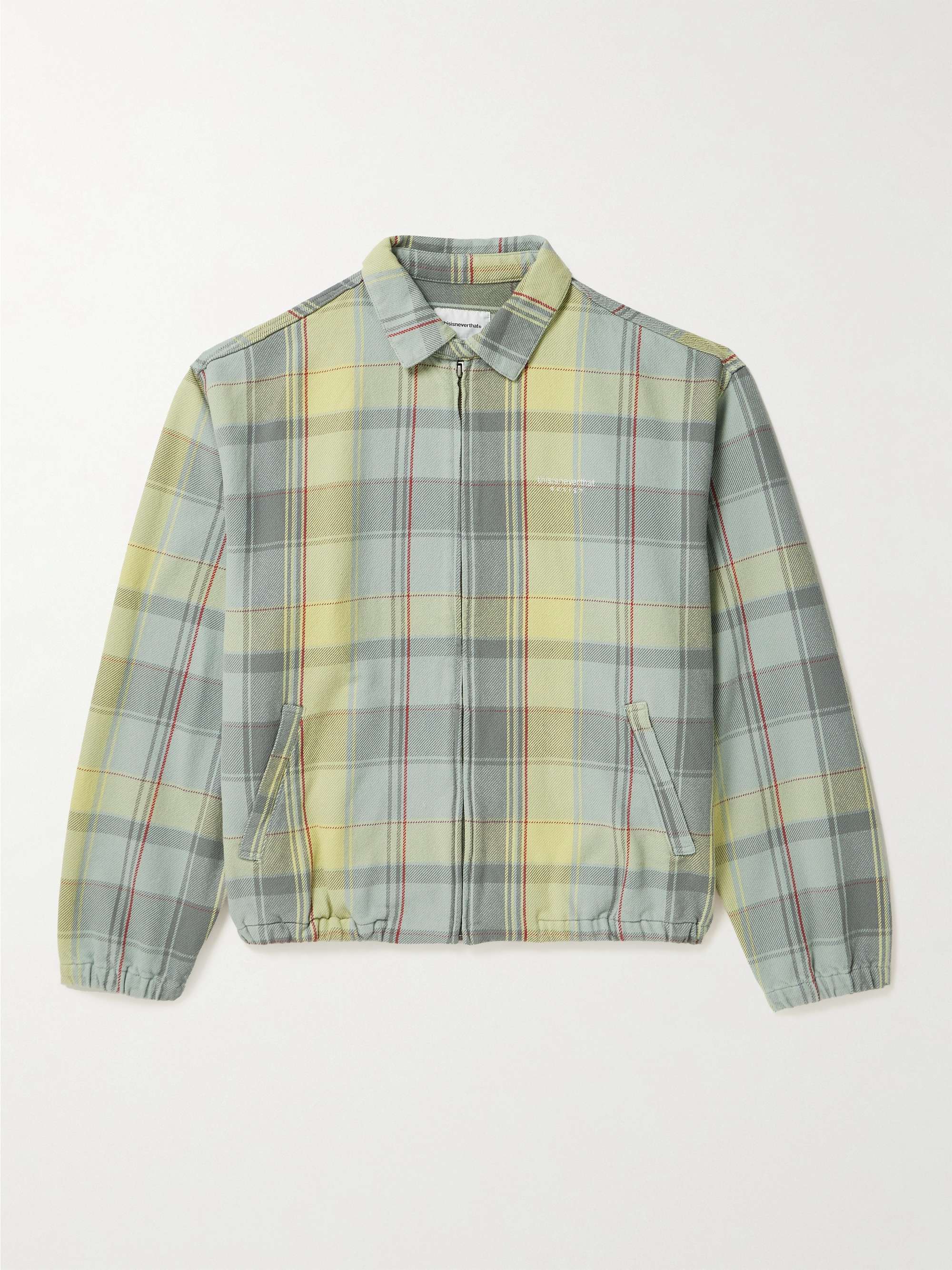 THISISNEVERTHAT Big Plaid Checked Cotton-Flannel Jacket for Men | MR PORTER