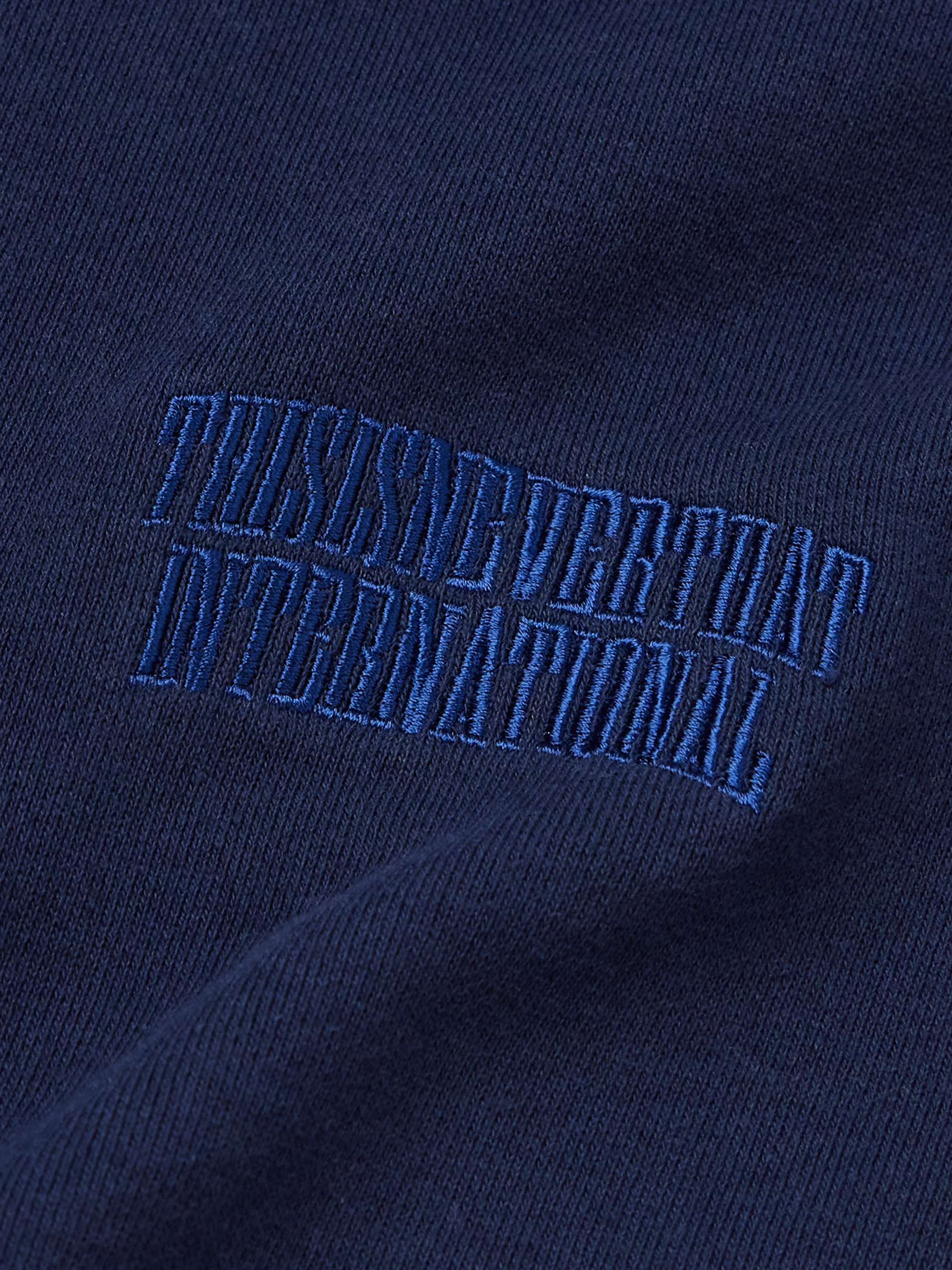 THISISNEVERTHAT Logo-Embroidered Cotton-Jersey Hoodie for Men | MR PORTER
