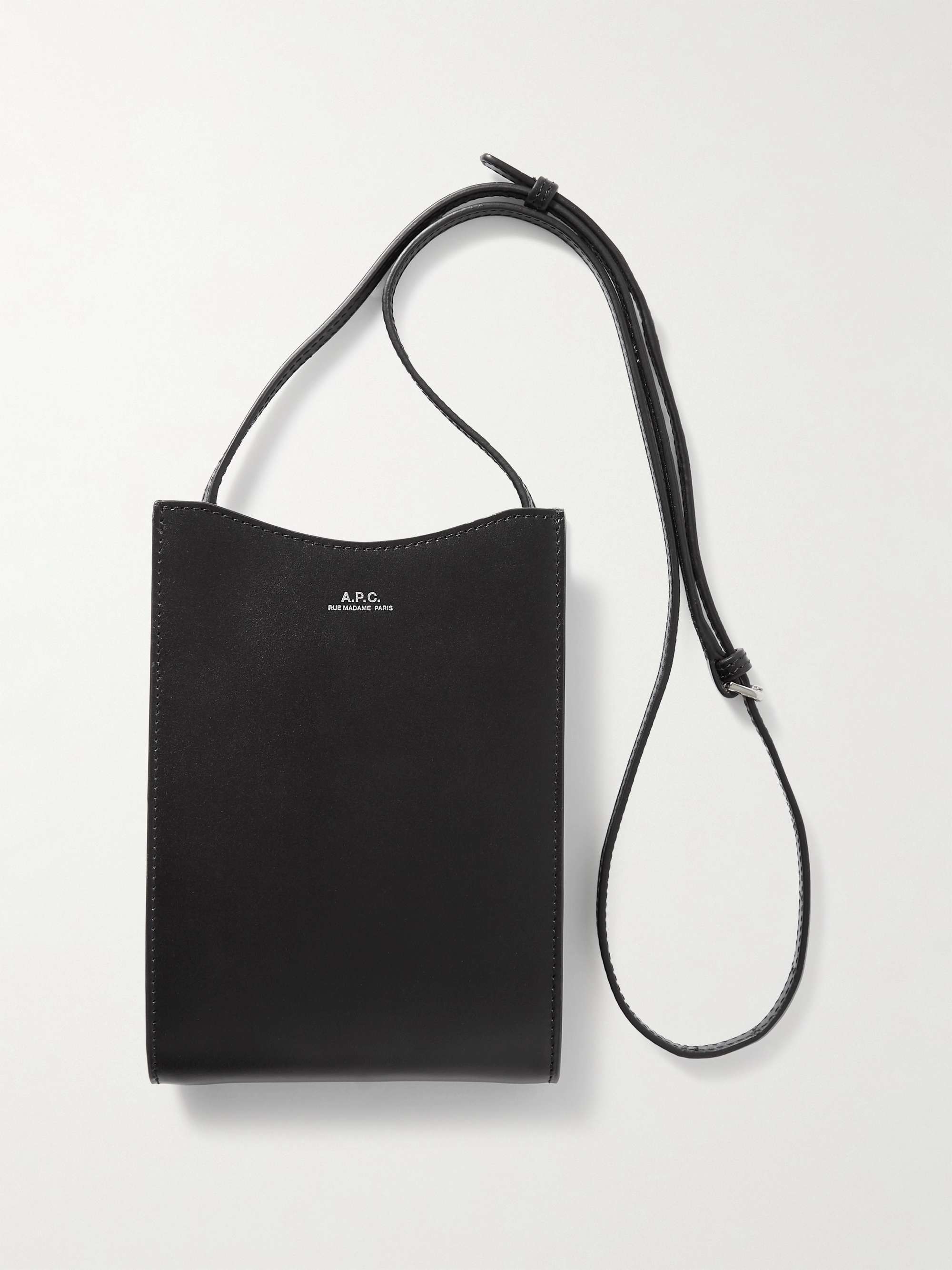 A.P.C. . Black Crossbody Bag for Men
