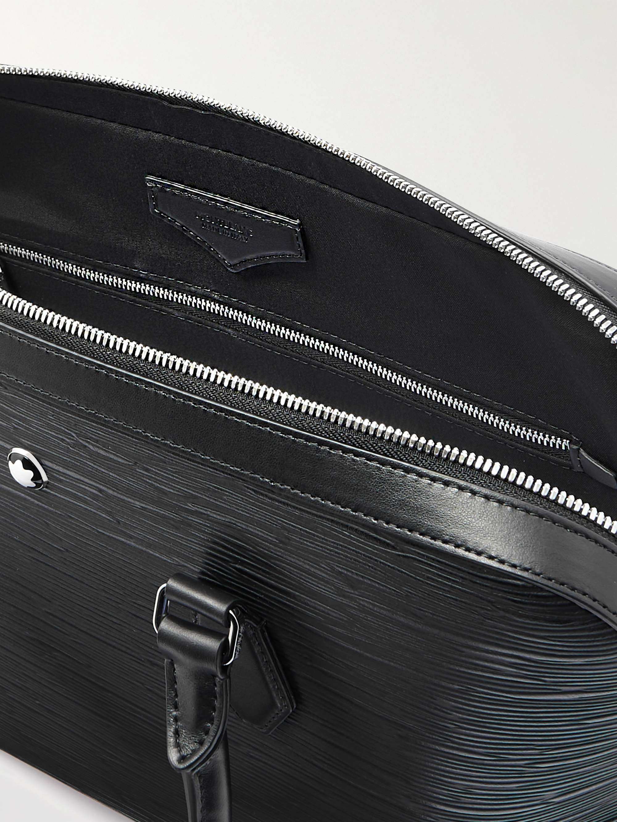 MONTBLANC Meisterstück 4810 Textured-Leather Briefcase for Men | MR PORTER