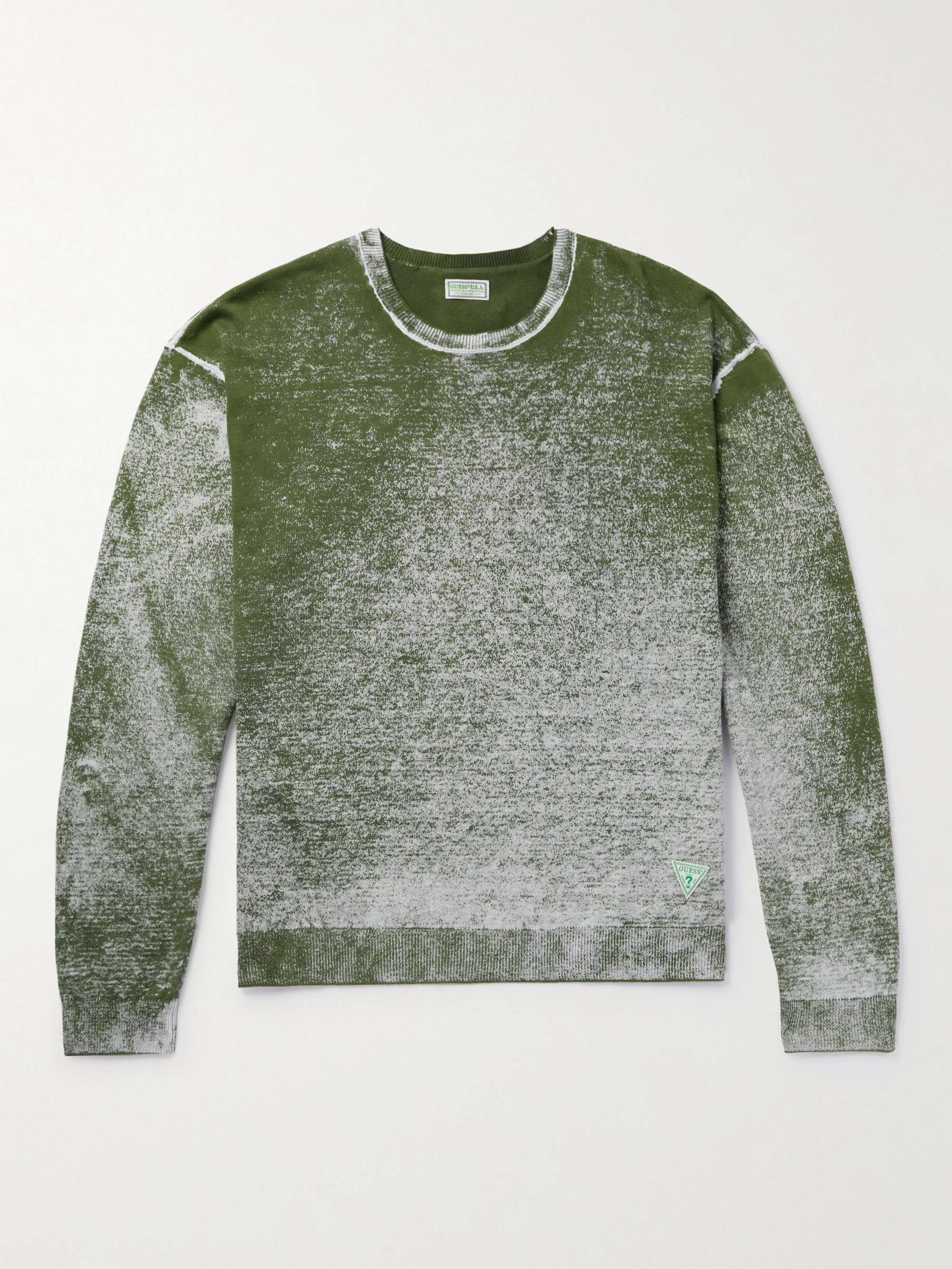 GUESS USA Dégradé Cotton-Jersey Sweatshirt for Men | MR PORTER