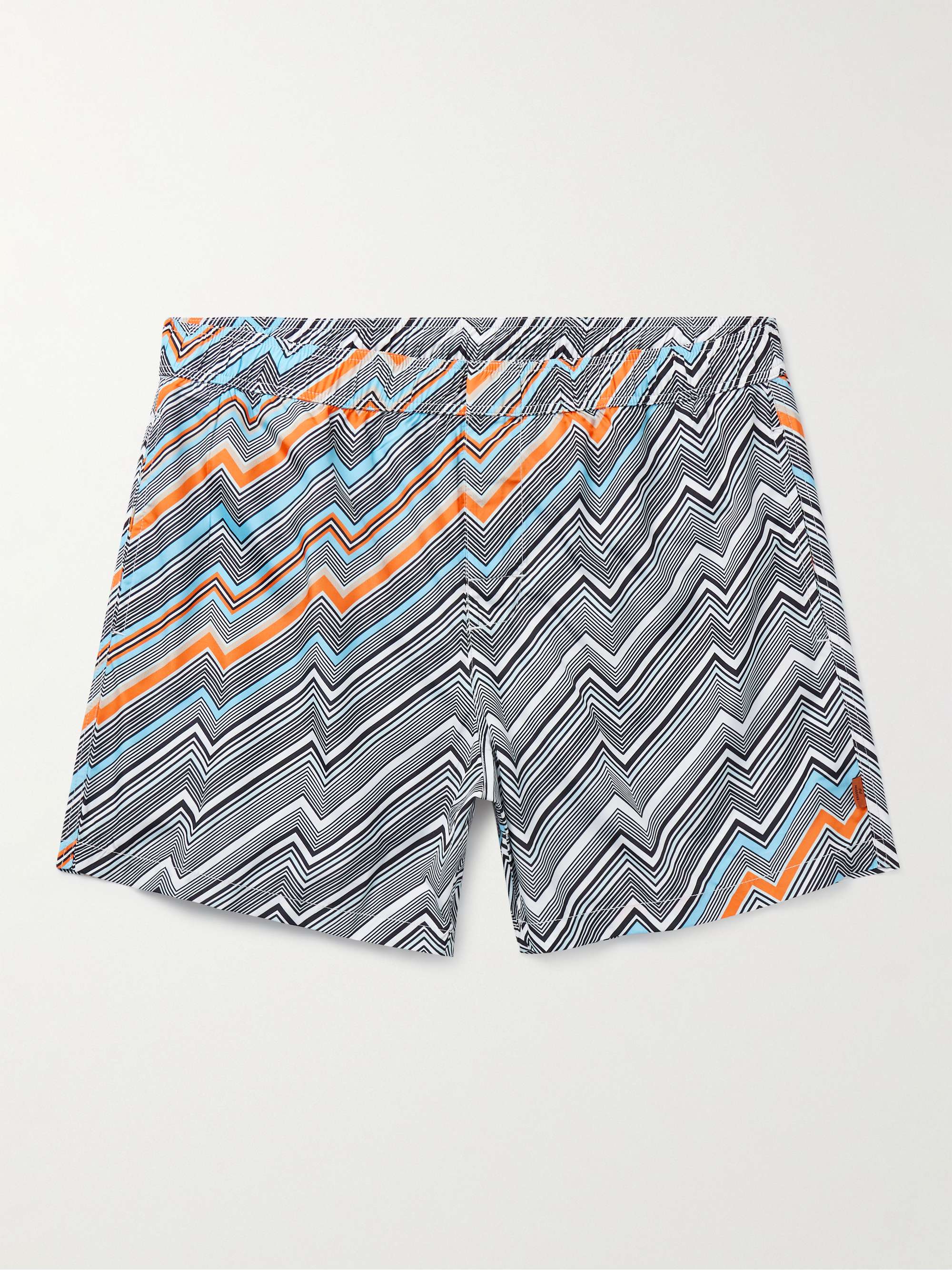 MISSONI Slim-Fit Mid-Length Printed Swim Shorts for Men | MR PORTER