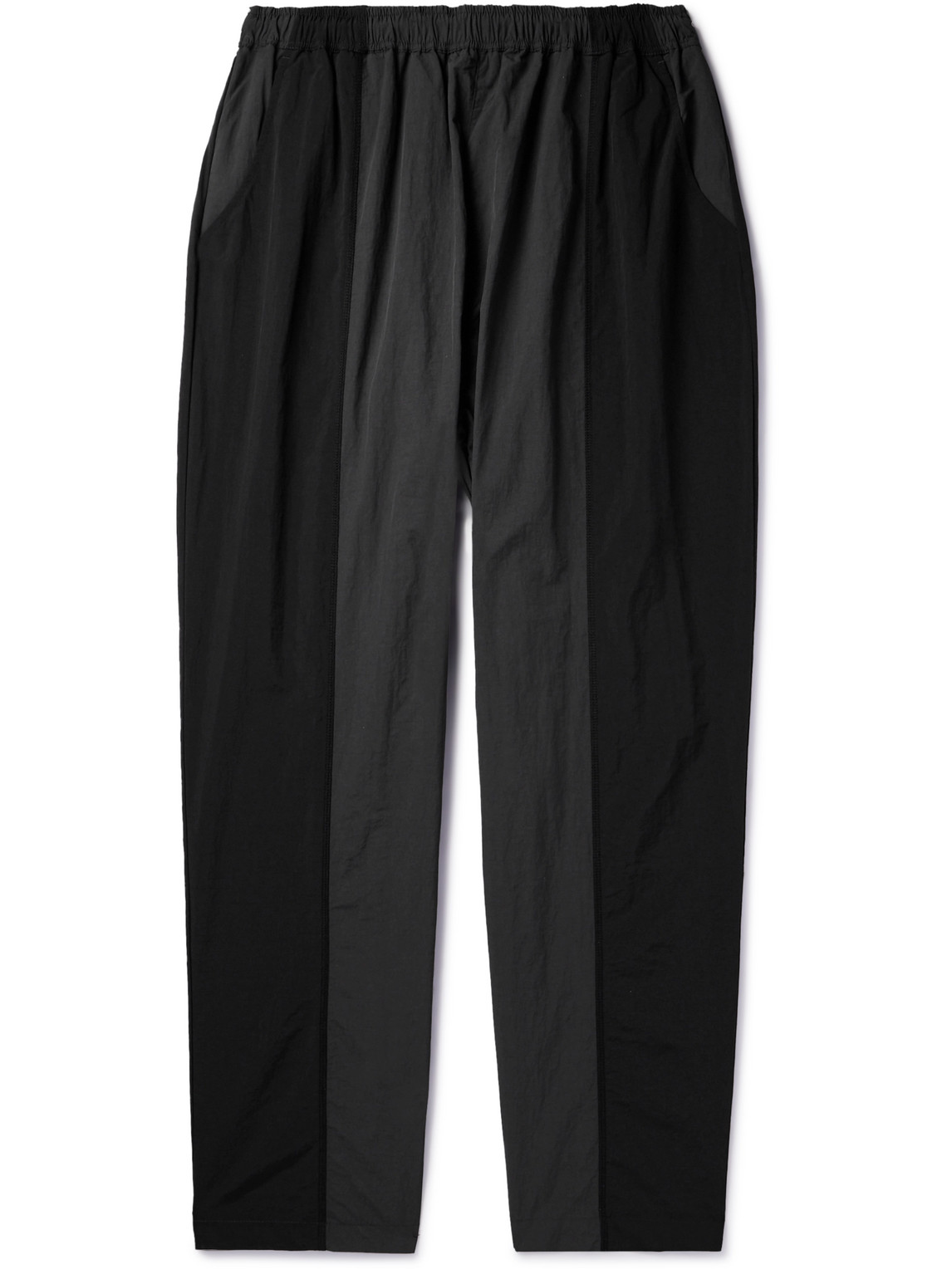 Straight-Leg Two-Tone Shell Track Pants