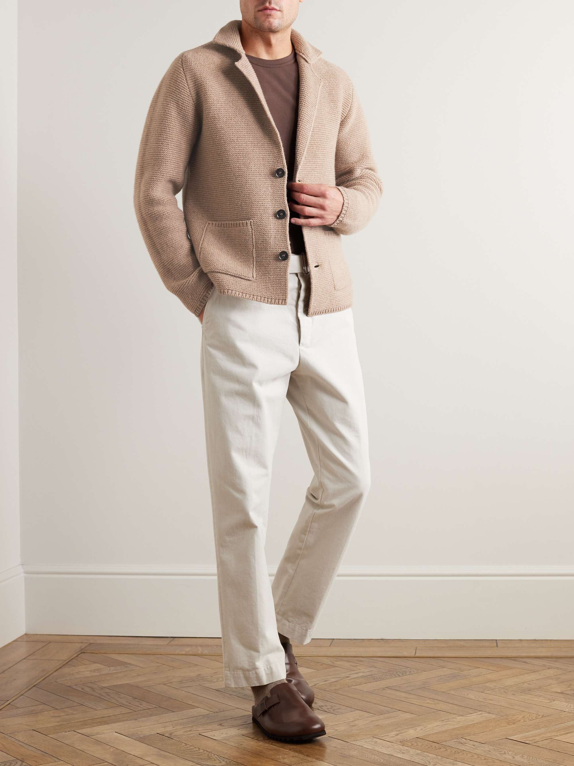 ALTEA Virgin Wool Cardigan for Men | MR PORTER