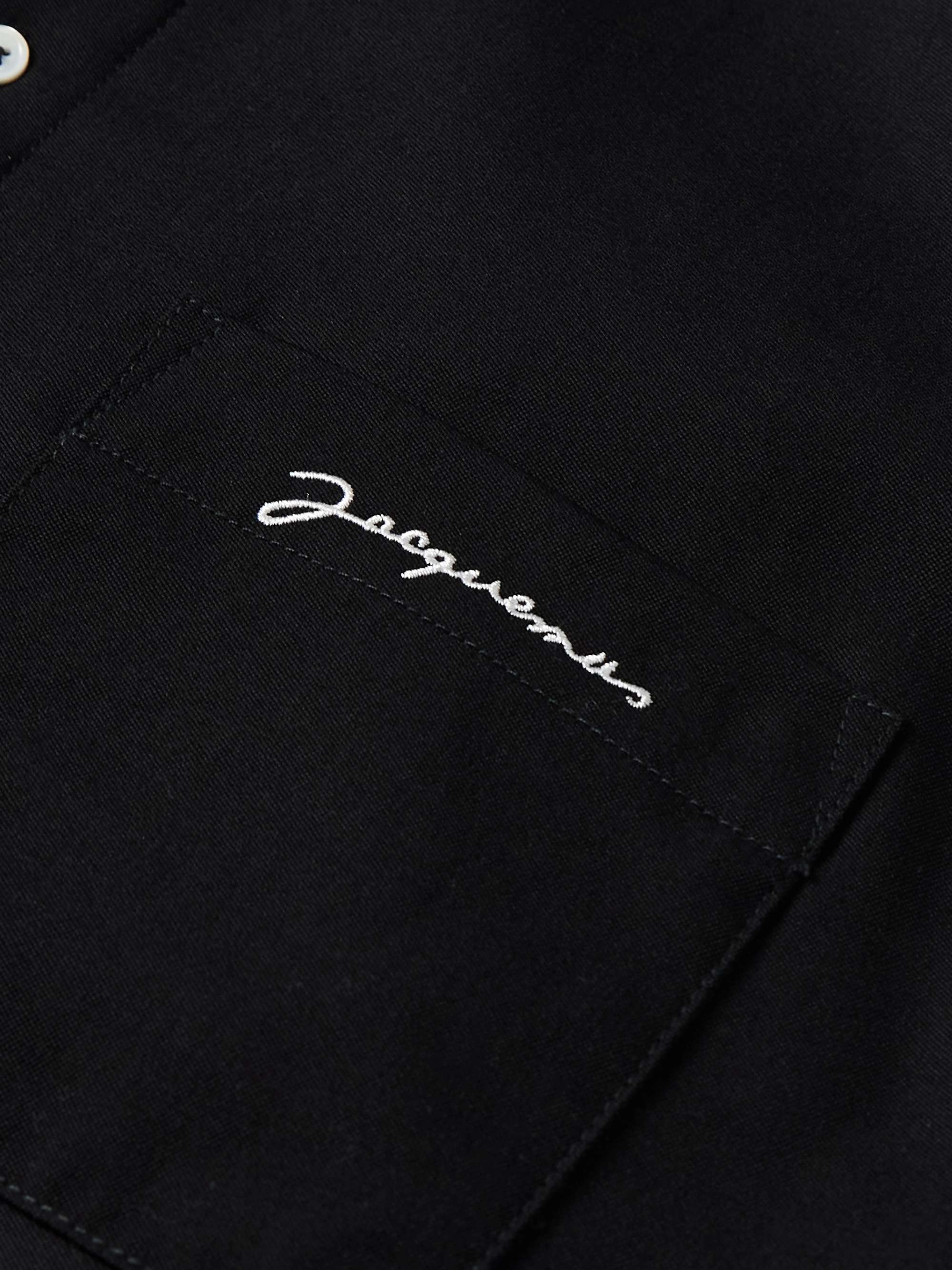 JACQUEMUS Logo-Embroidered Padded Virgin Wool Overshirt for Men | MR PORTER