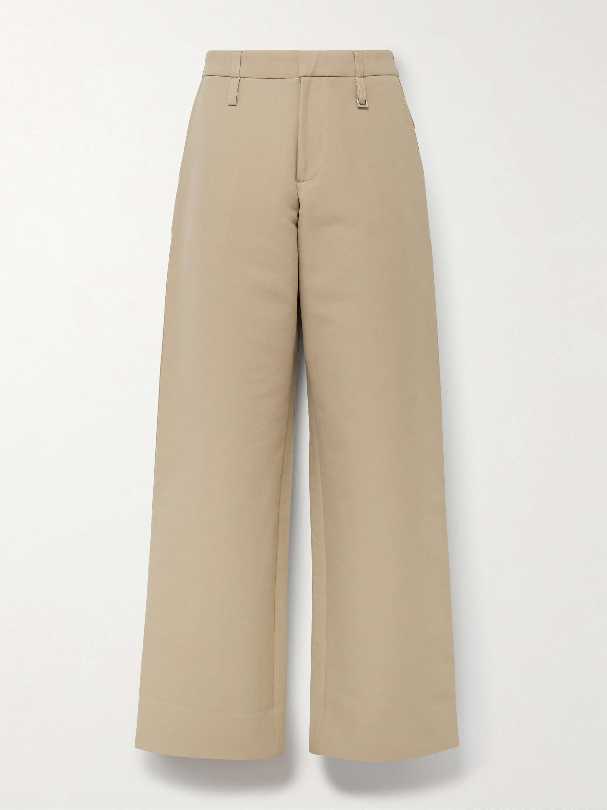 JACQUEMUS Piccinni Wide-Leg Cotton-Blend Trousers for Men | MR PORTER