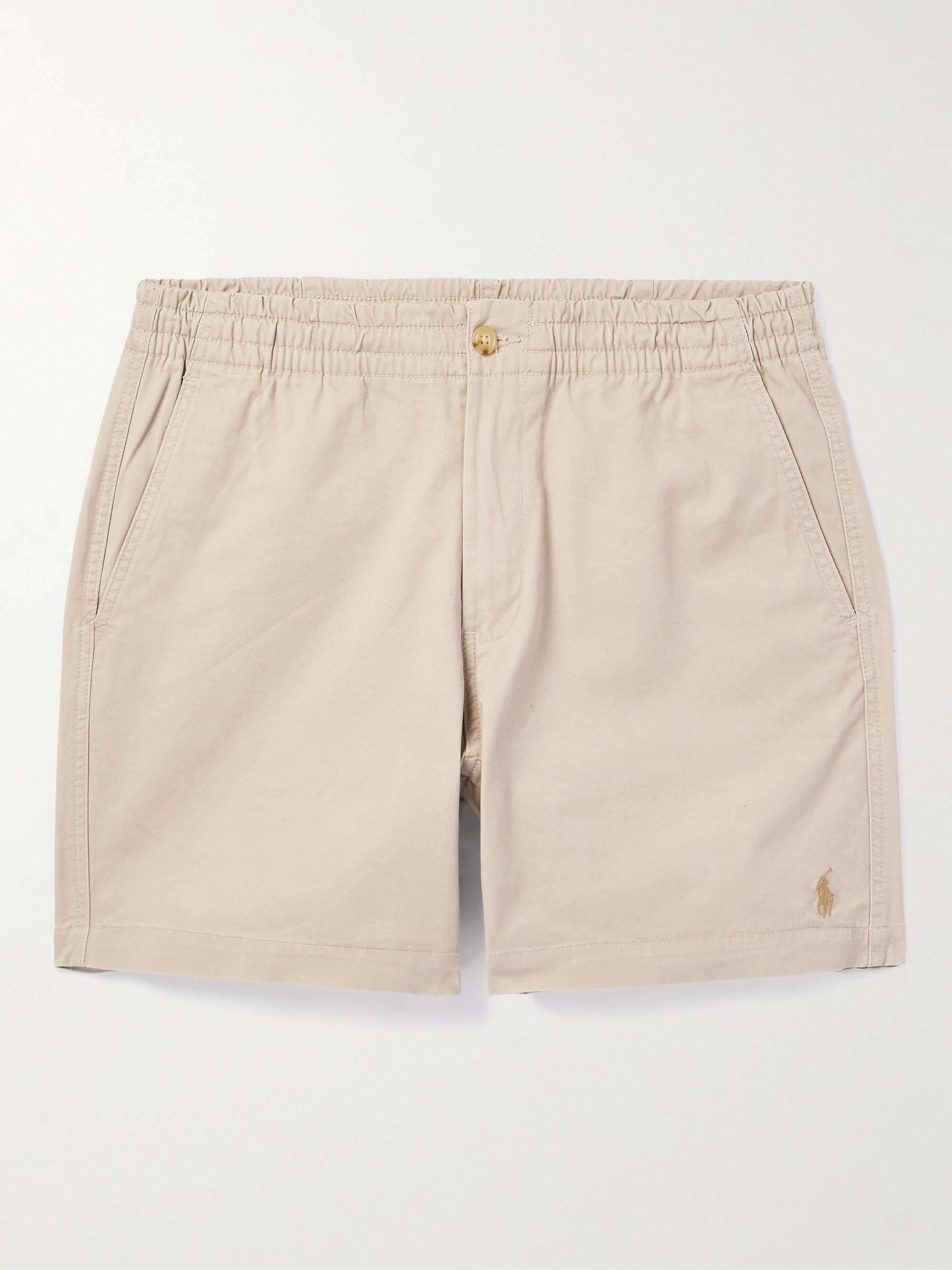 POLO RALPH LAUREN Straight-Leg Stretch-Cotton Twill Drawstring Shorts for  Men | MR PORTER