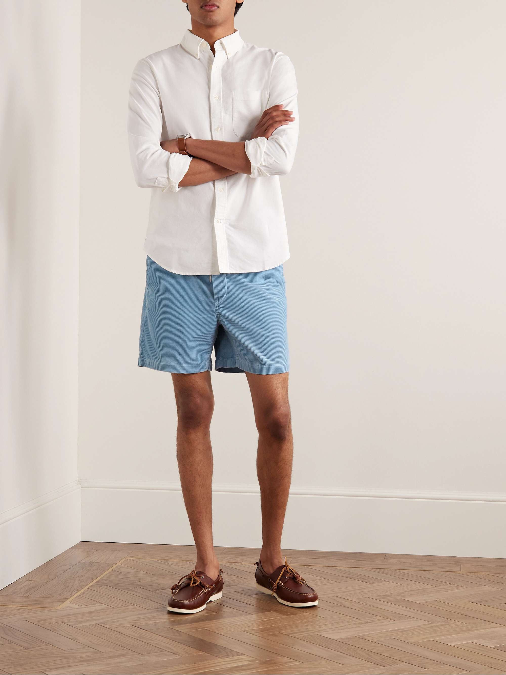 POLO RALPH LAUREN Prepster Straight-Leg Cotton-Corduroy Drawstring Shorts  for Men | MR PORTER