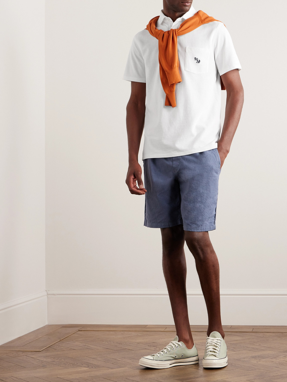 Polo Ralph Lauren Logo-embroidered Cotton-piqué Polo Shirt In White |  ModeSens