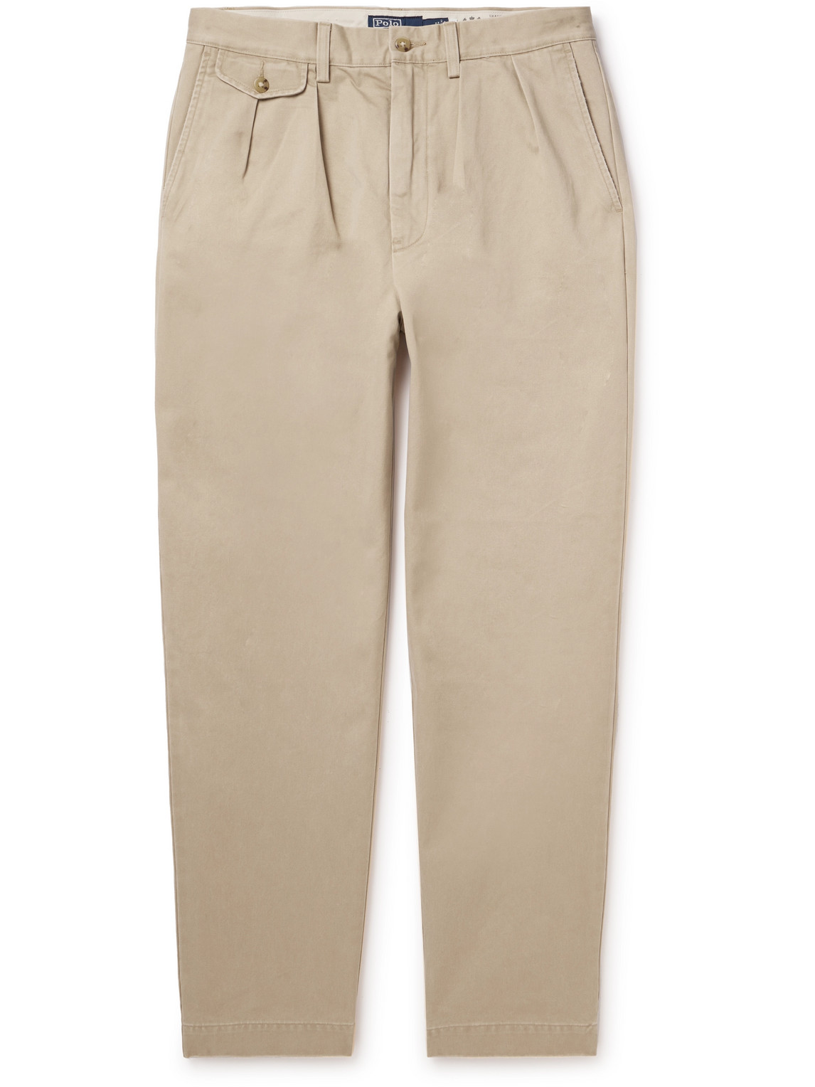 Polo Ralph Lauren Whitman Straight-leg Cotton-blend Twill Chinos In  Neutrals | ModeSens