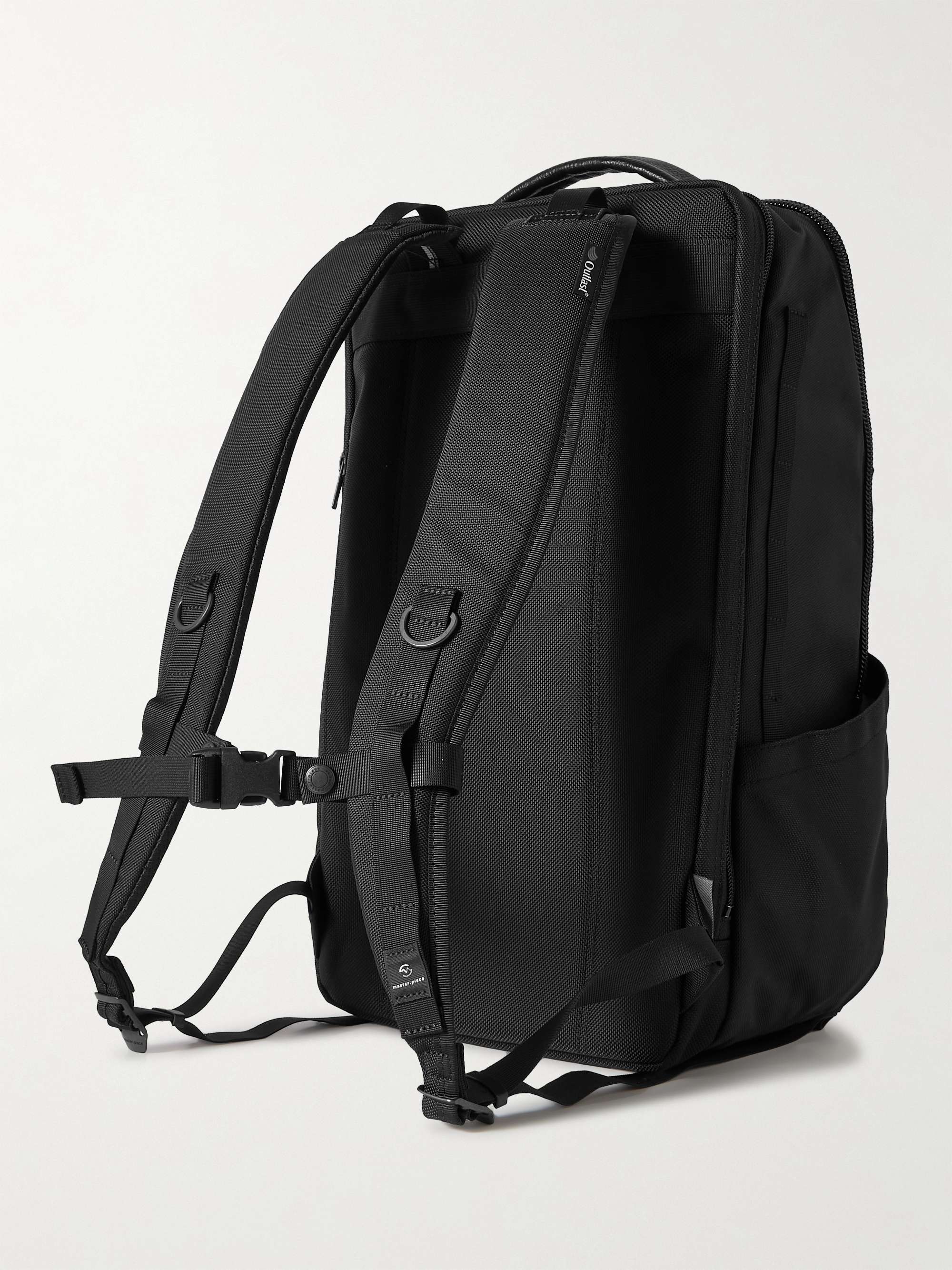 MASTER-PIECE Rise Ver.2 Leather-Trimmed Mastertex-09 Backpack for Men ...