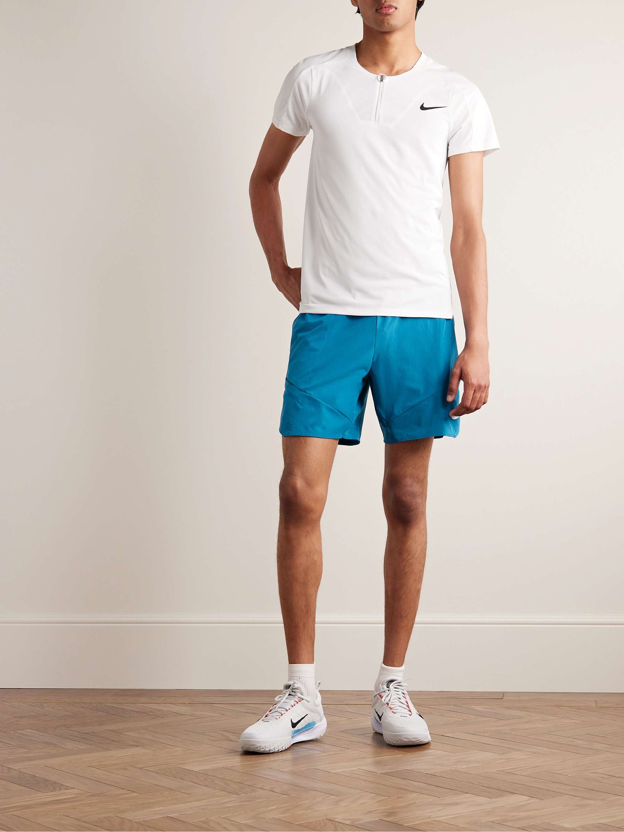 NIKE TENNIS NikeCourt Slam Perforated Dri-FIT ADV Polo Shirt for Men | MR  PORTER