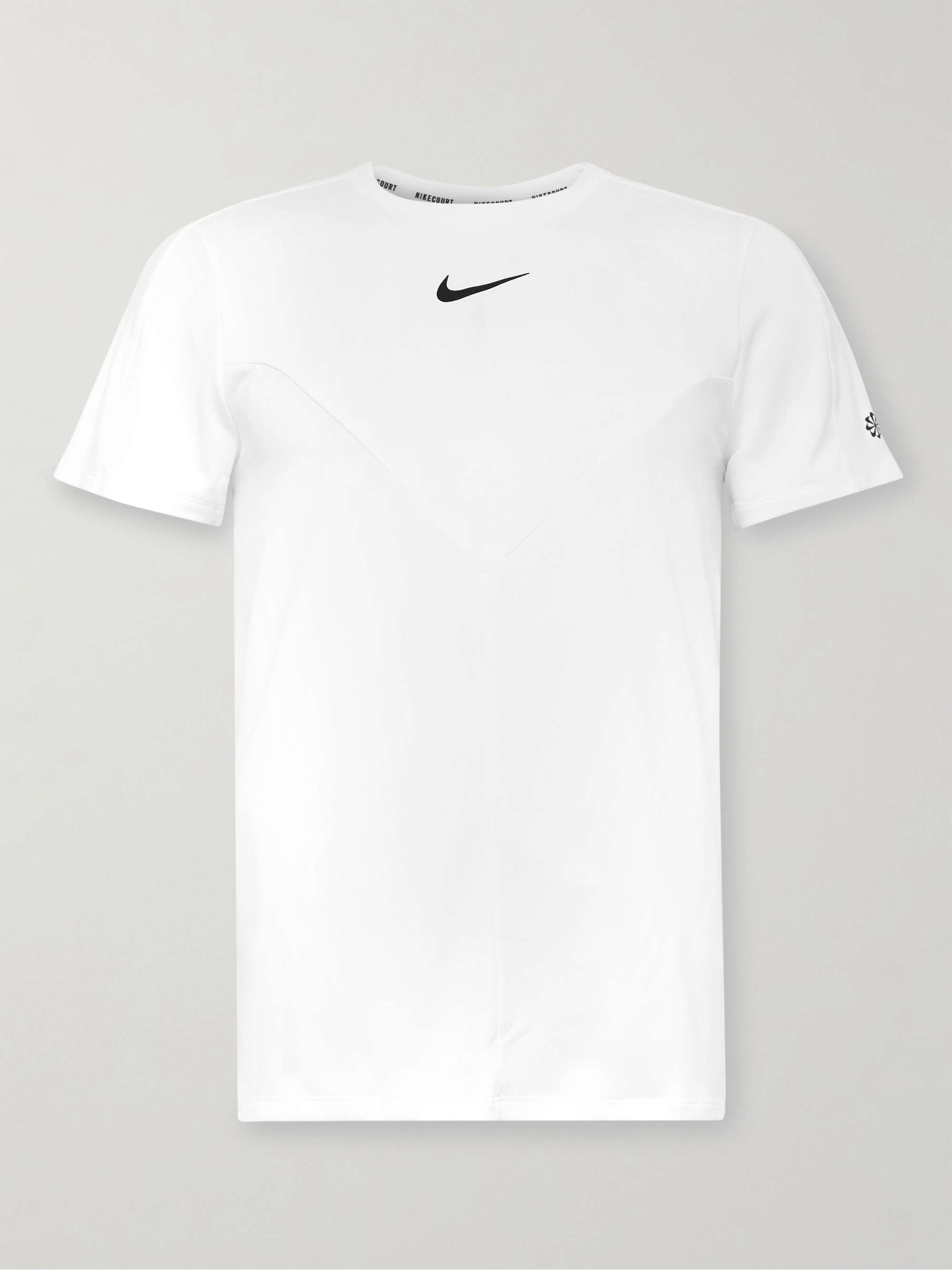 NIKE TENNIS NikeCourt Slam Slim-Fit Logo-Print Dri-FIT T-Shirt for Men | MR  PORTER